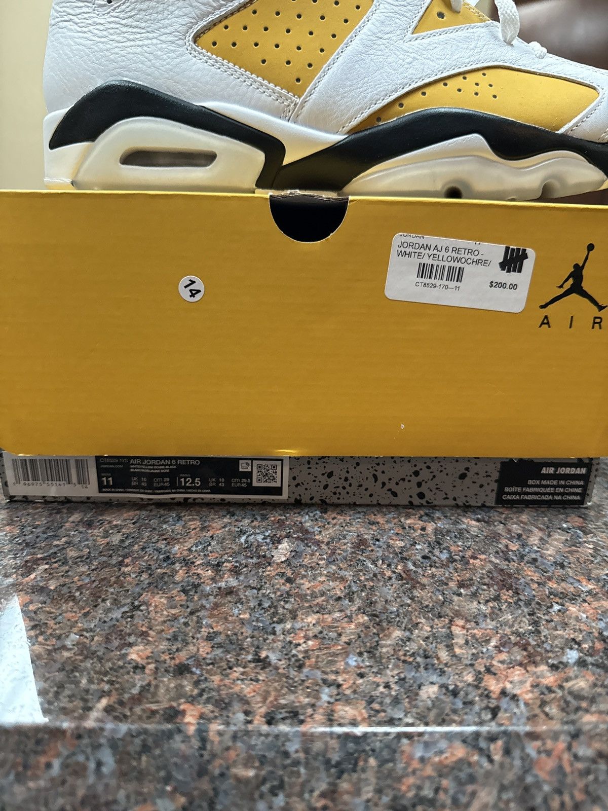 Jordan Brand Jordan 6 Yellow Ochre Size US 11 / EU 44 - 7 Thumbnail
