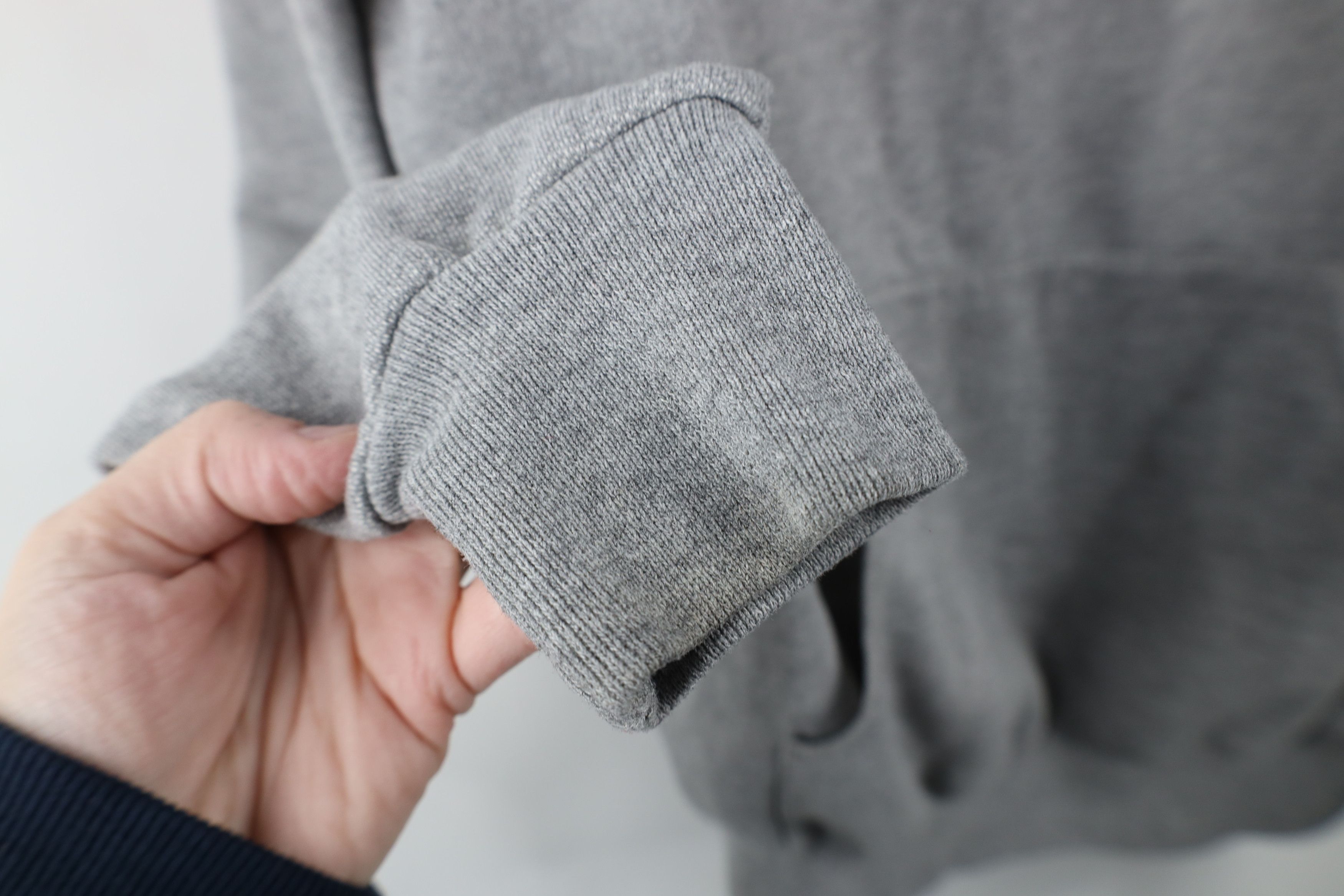Vintage Vintage 90s Streetwear Heavyweight Hoodie Sweatshirt Gray Size US XL / EU 56 / 4 - 7 Thumbnail
