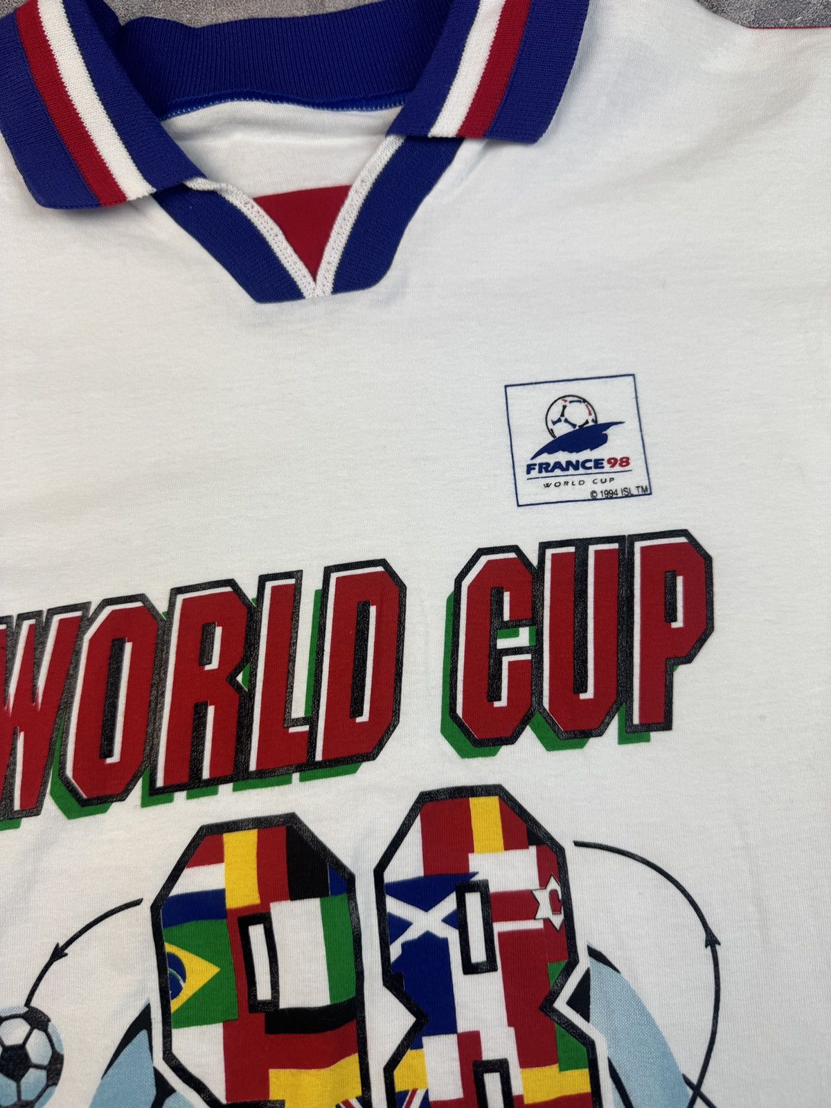 Chelsea Soccer Vintage France 98 FIFA jersey World Cup Size US M / EU 48-50 / 2 - 3 Thumbnail