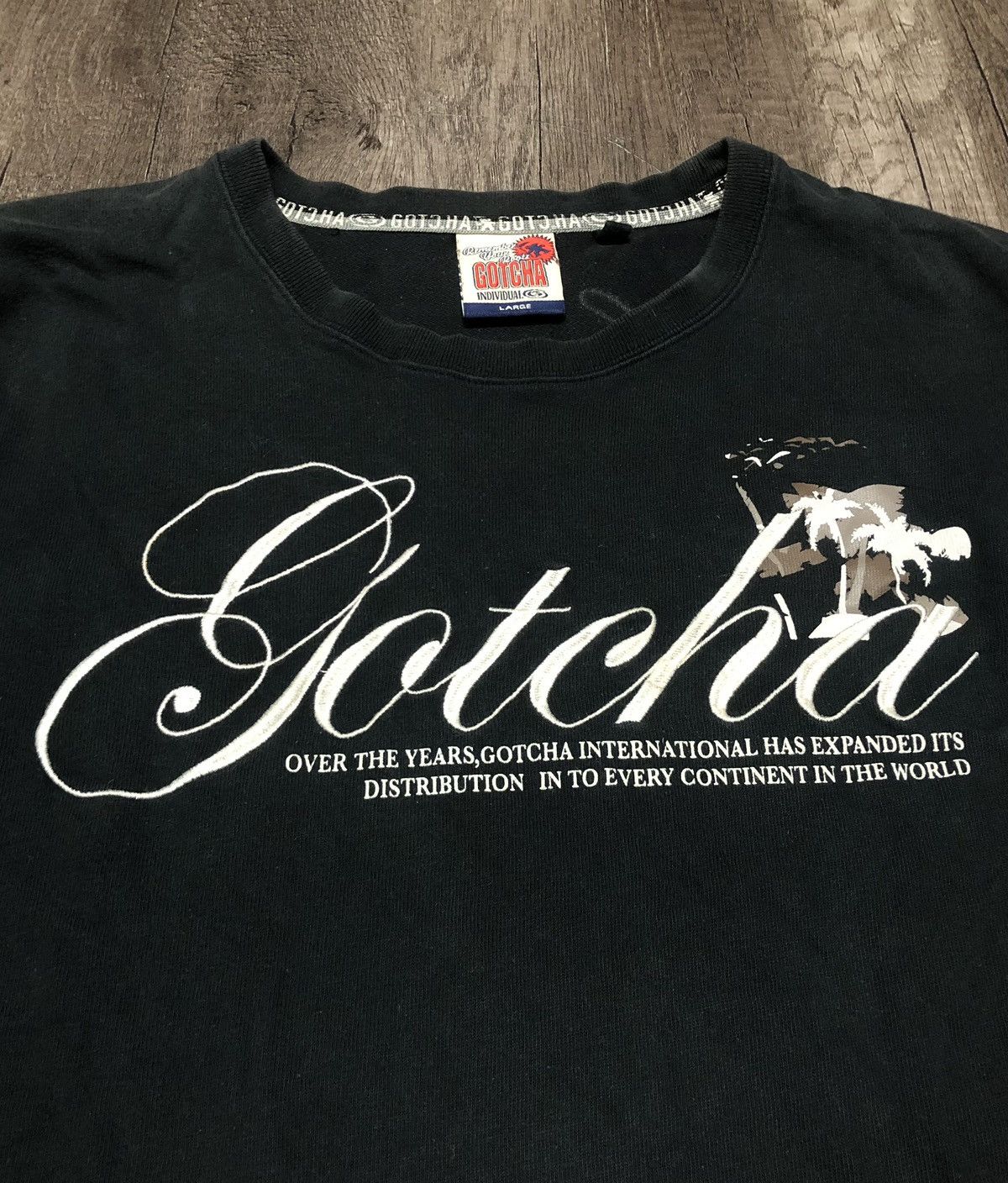 Gotcha × Japanese Brand Gotcha Long Sleeve Tee Shirt Size US L / EU 52-54 / 3 - 5 Thumbnail