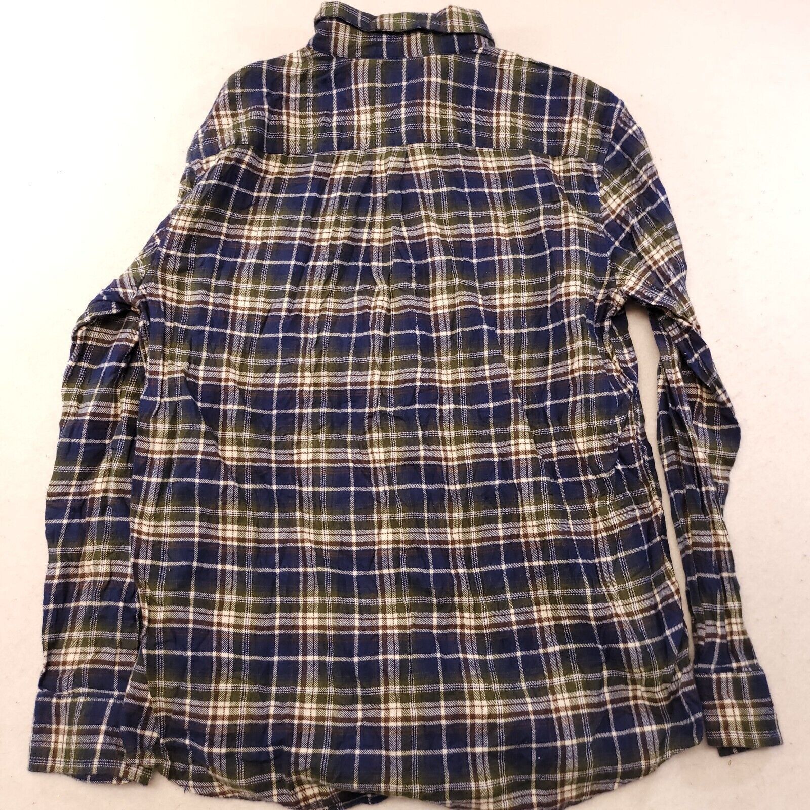 Sonoma Sonoma Madras Flannel Button Up Shirt Mens Size L Blue Size US L / EU 52-54 / 3 - 9 Thumbnail