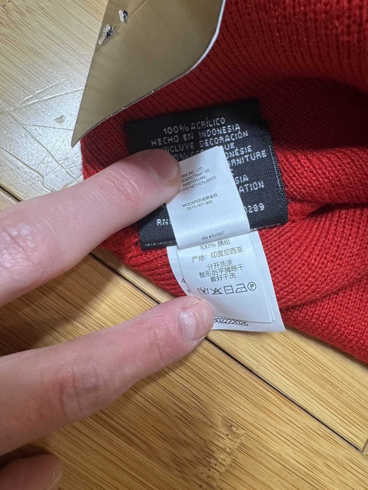 Supreme Supreme Ghostface Beanie Red Size ONE SIZE - 7 Thumbnail