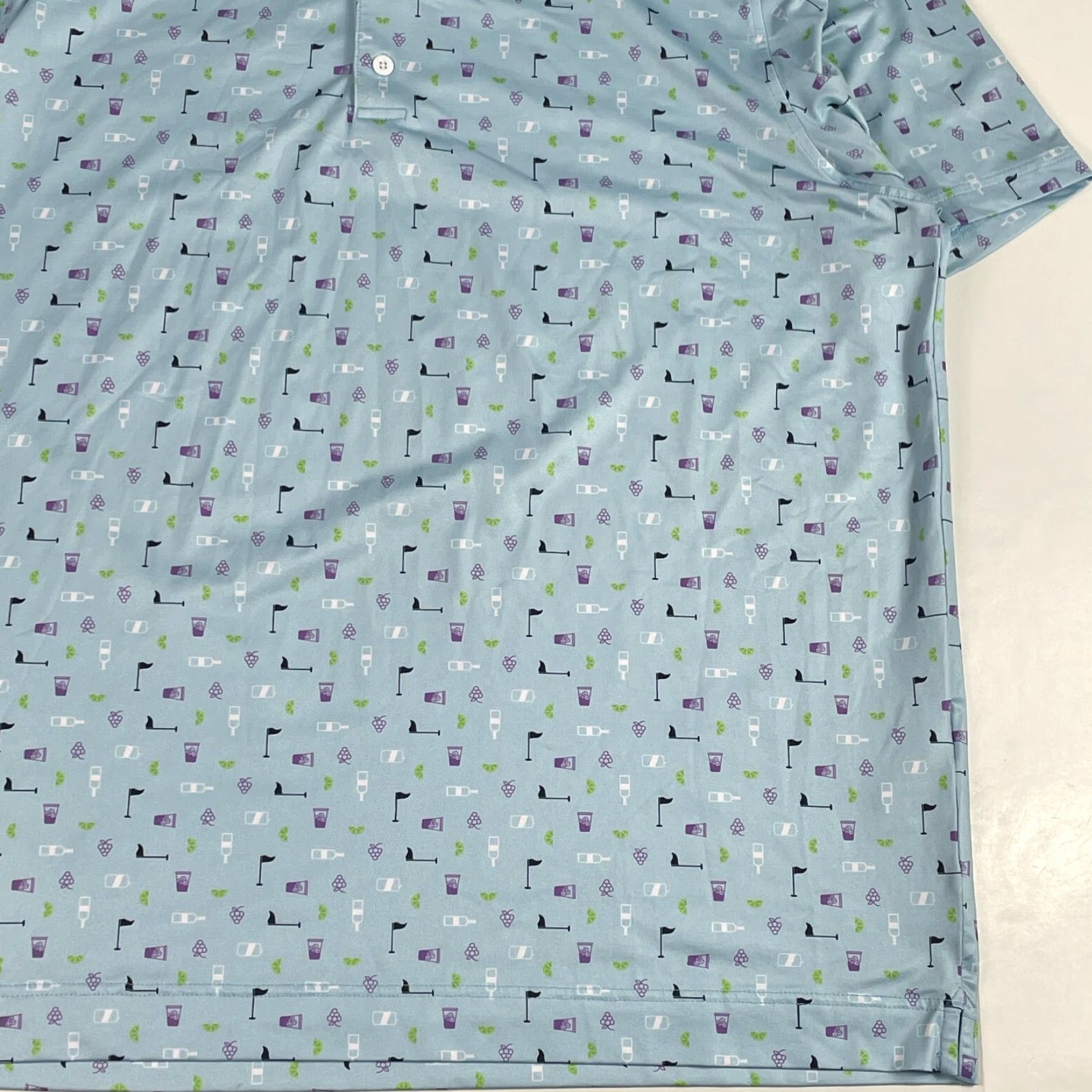 Vintage Deolax Polo Shirt Mens 2XL XXL Blue Short Sleeve Golf Golfing Size US XXL / EU 58 / 5 - 4 Thumbnail