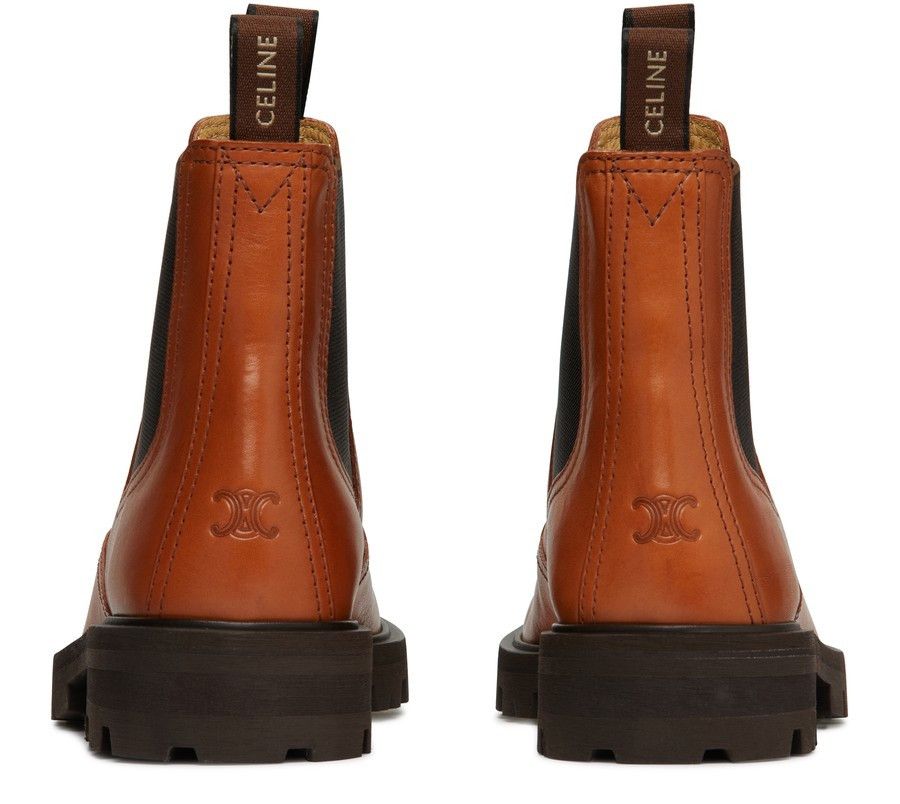 Celine o1bcso1str0924 Margaret Chelsea Boot in Calfskin in Honey Size US 7.5 / IT 37.5 - 3 Thumbnail