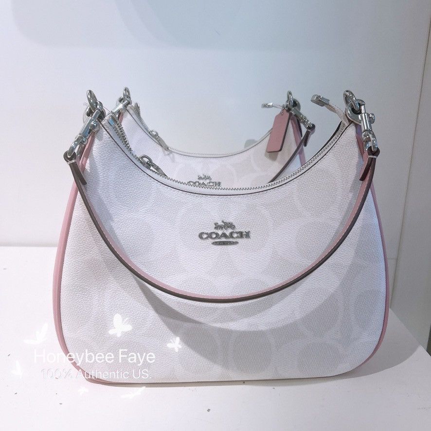 Coach NWT COACH Teri Hobo Bag In Signature Canvas CAL52 Size ONE SIZE - 1 Thumbnail