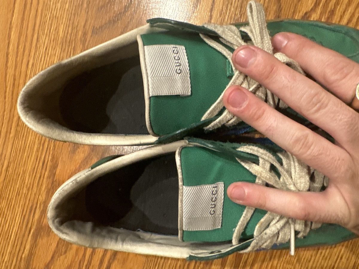 Gucci Gucci g74 trainer sneaker green Size US 8 / EU 41 - 5 Thumbnail