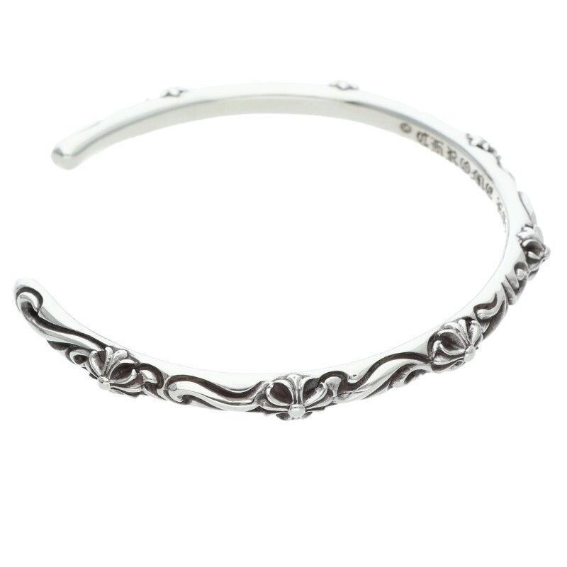 Chrome Hearts Chrome Hearts SBT Silver Bangle Bracelet Size ONE SIZE - 5 Thumbnail