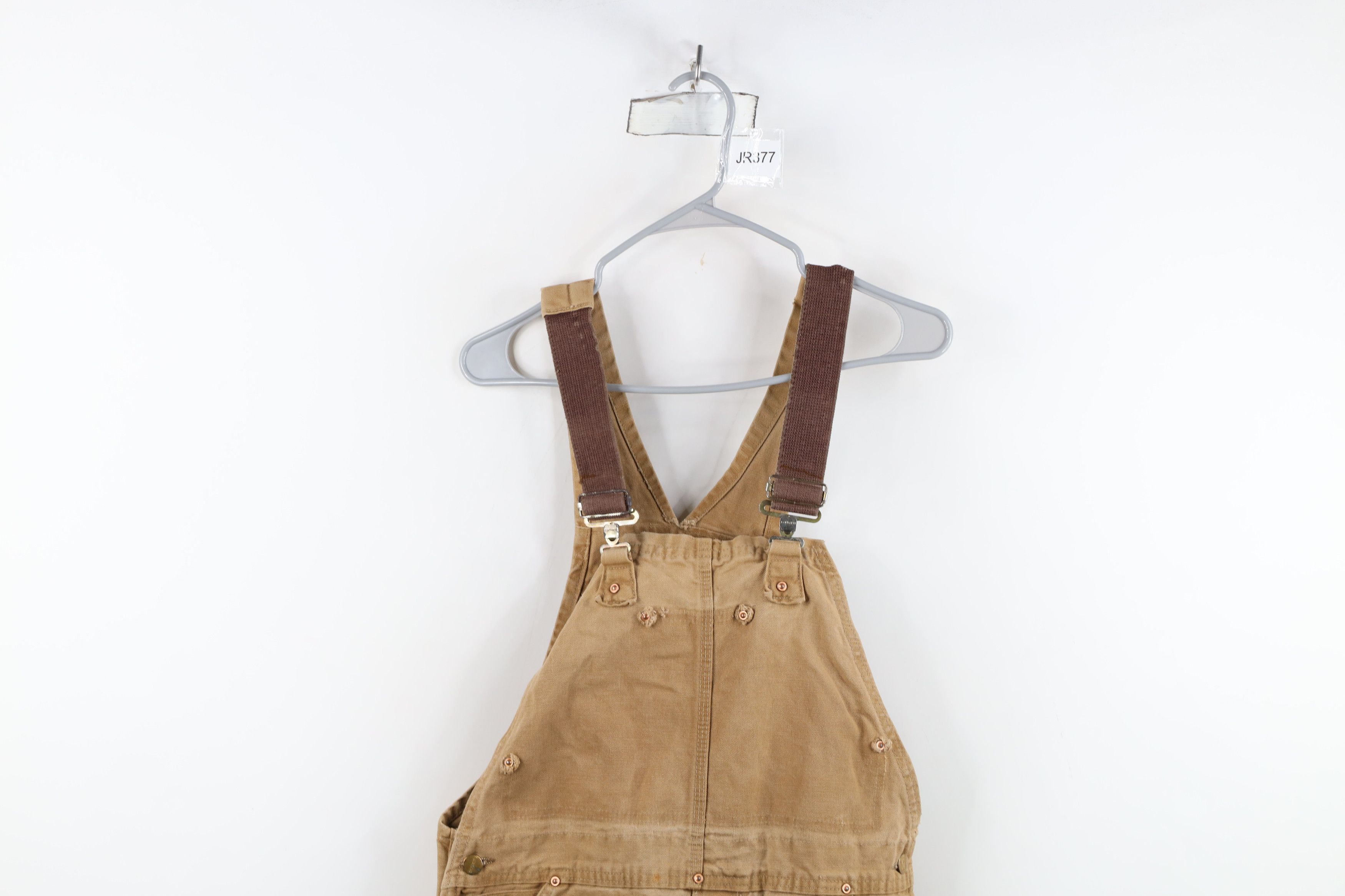 Carhartt Vintage 70s Carhartt Thrashed Double Knee Canvas Overalls Size US 36 / EU 52 - 2 Thumbnail