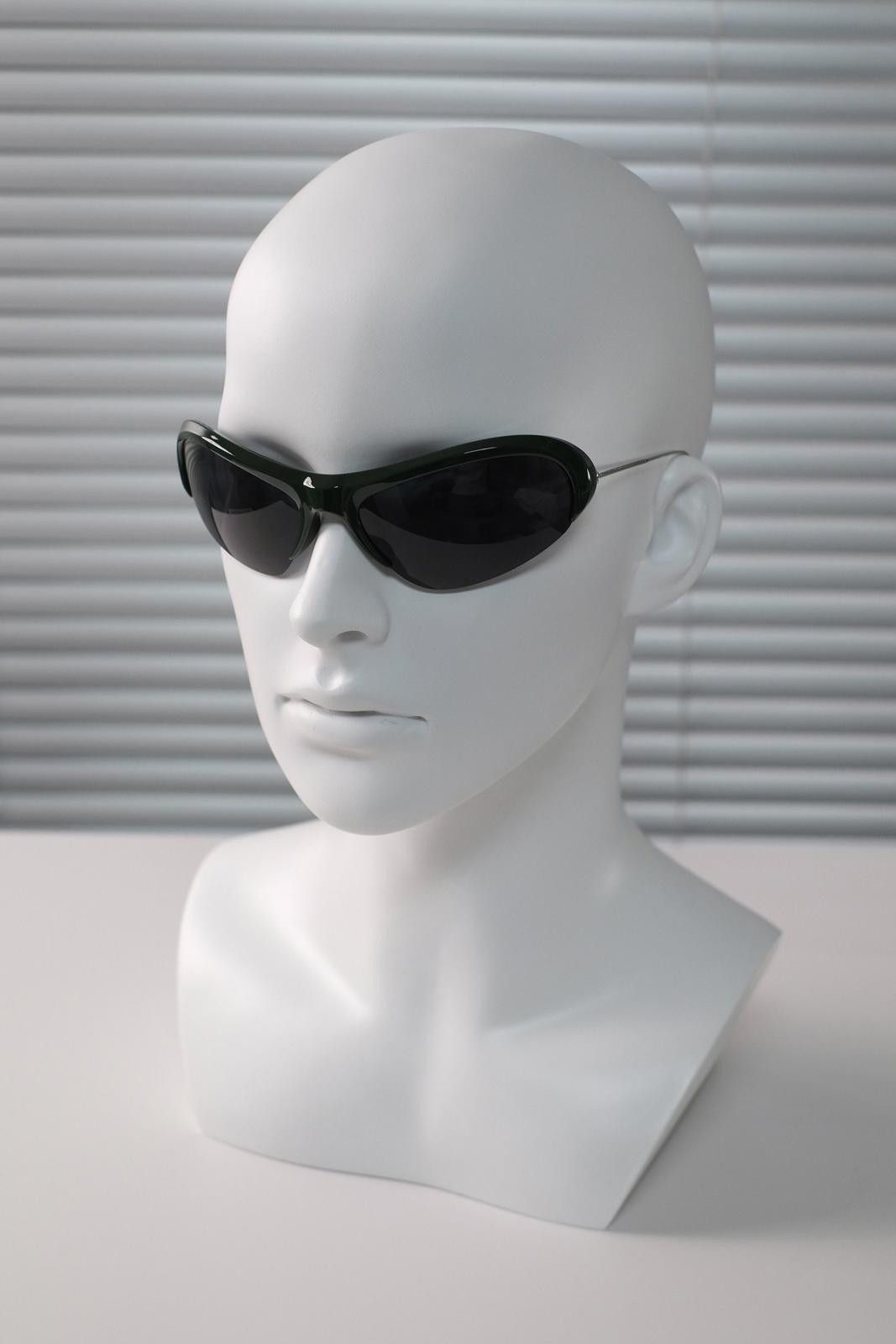 Other Y2k Vtg Avant Garde Futuristic Green Sunglasses Unisex OS Size ONE SIZE - 1 Thumbnail