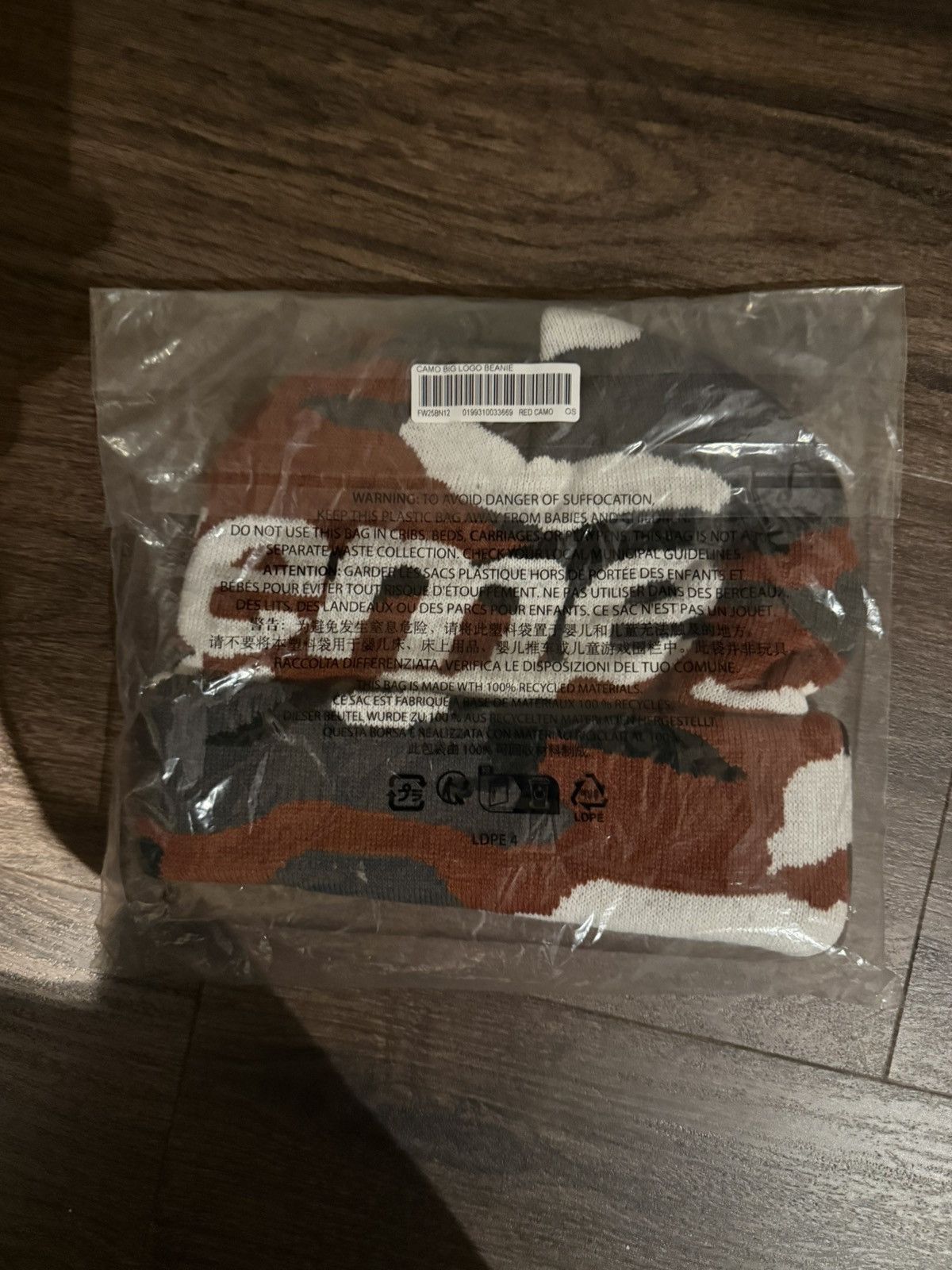 Supreme Supreme Camo Big Logo Beanie Size ONE SIZE - 2 Thumbnail