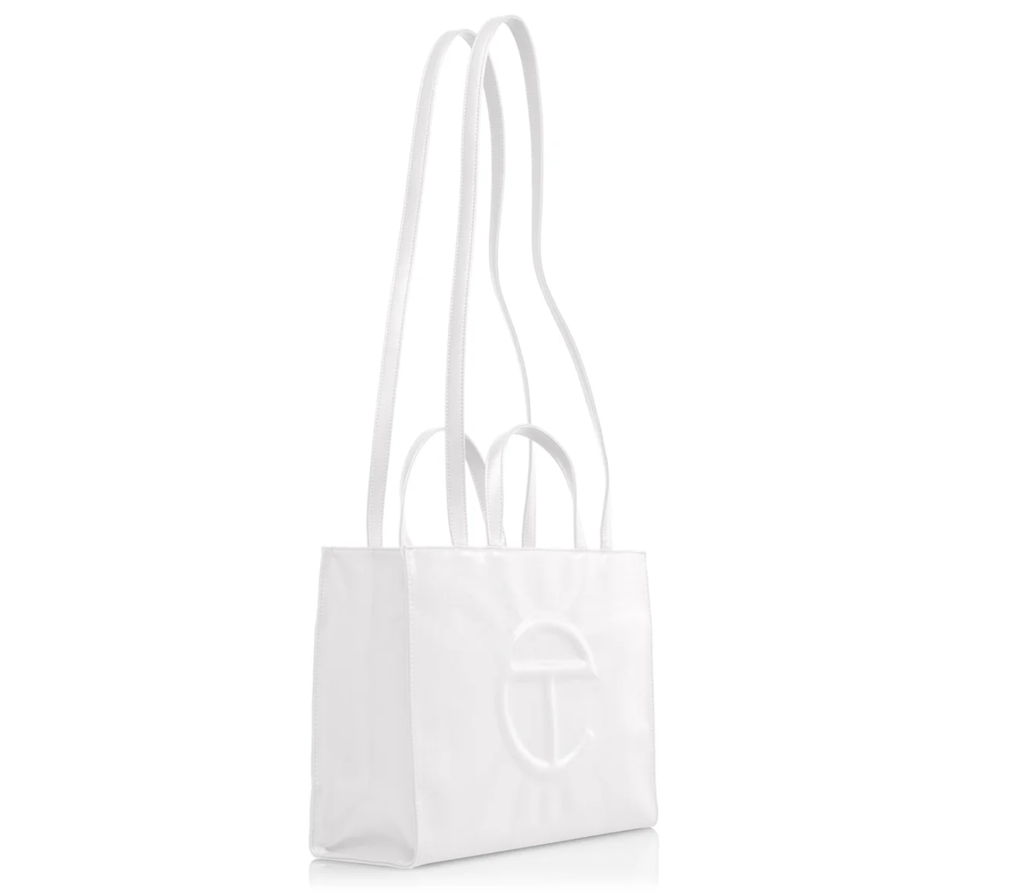 Telfar Telfar Medium White Shopping Bag Tote Size ONE SIZE - 2 Thumbnail