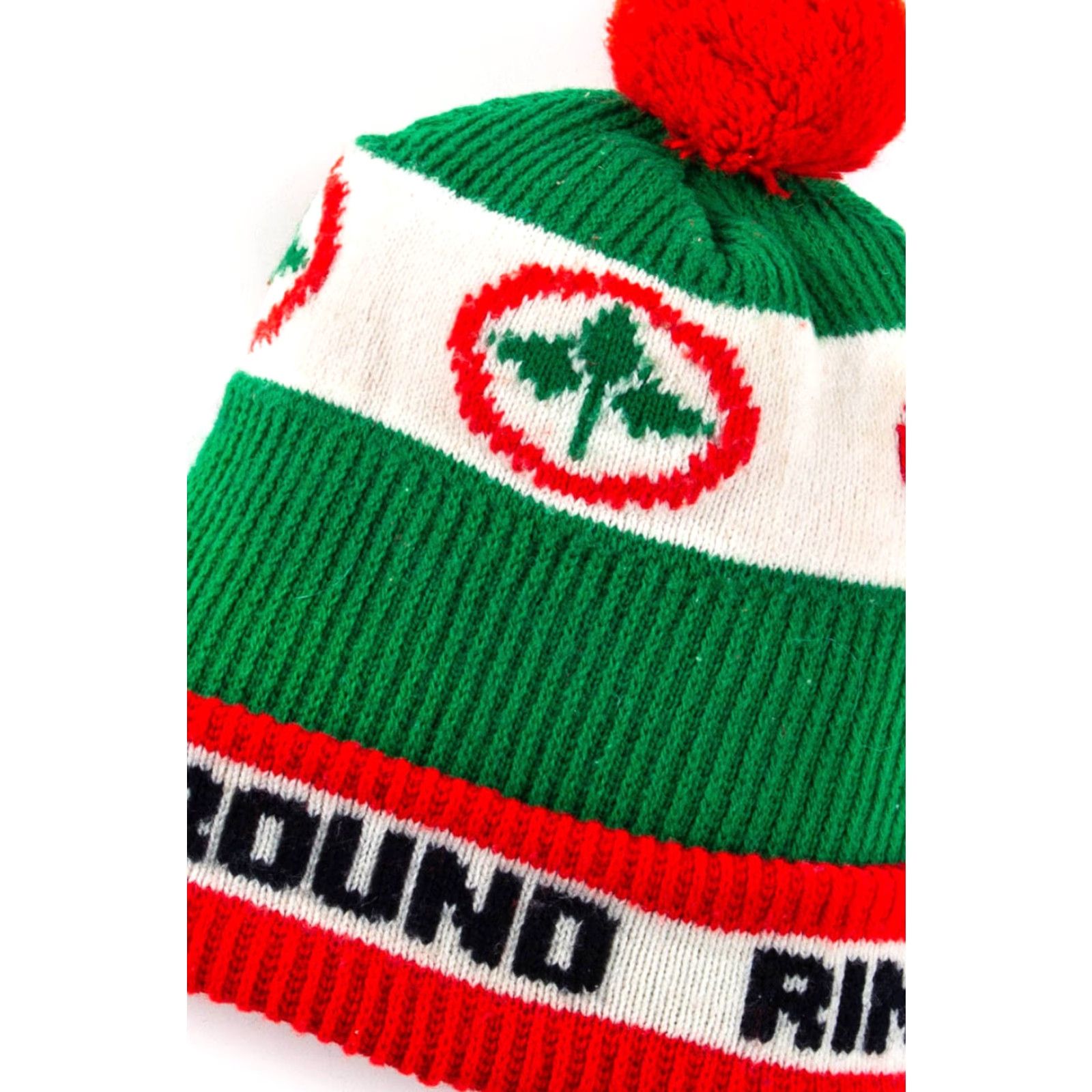 Vintage VINTAGE Ring Around Pom Pom Beanie Ring Around Pom Pom Hat Pom Pom Beanie Mens Womens Girls Boys Size ONE SIZE - 2 Thumbnail