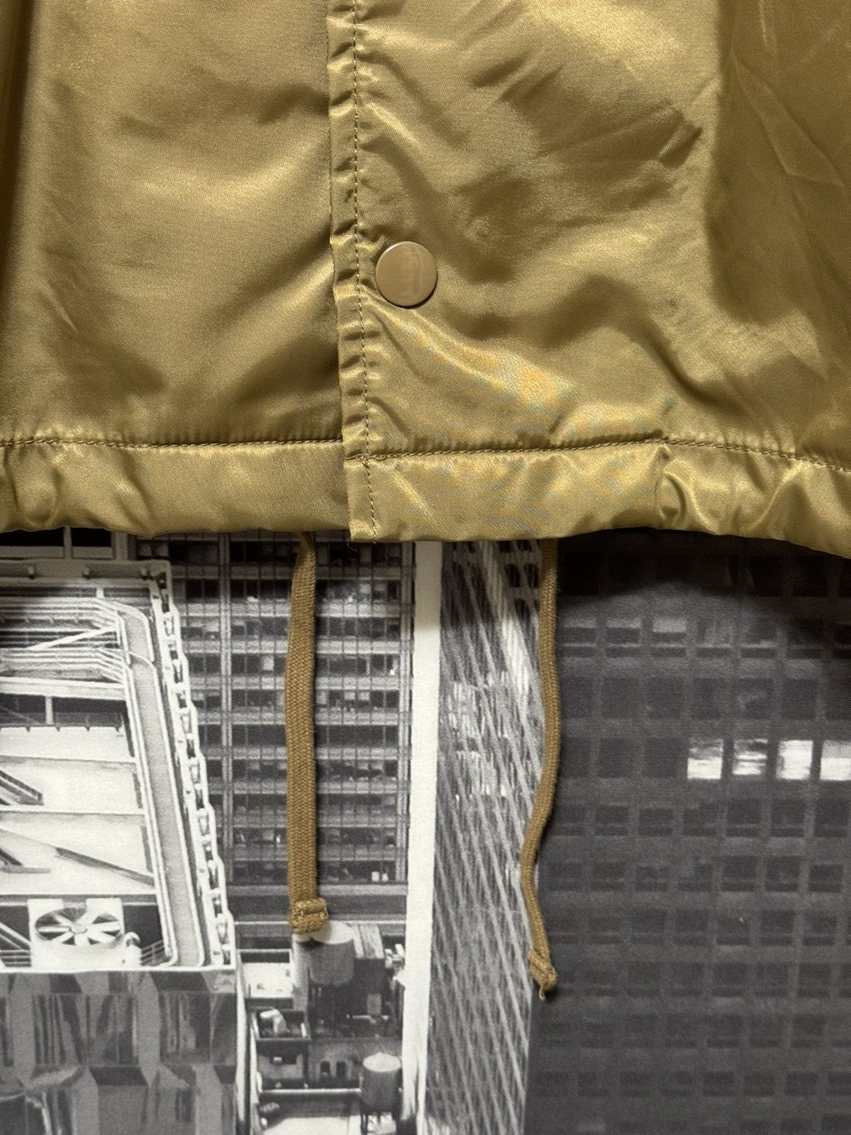 Fear of God 💥Fear of God Essentials Nylon Jacket SZ Medium Tan Size US M / EU 48-50 / 2 - 6 Thumbnail