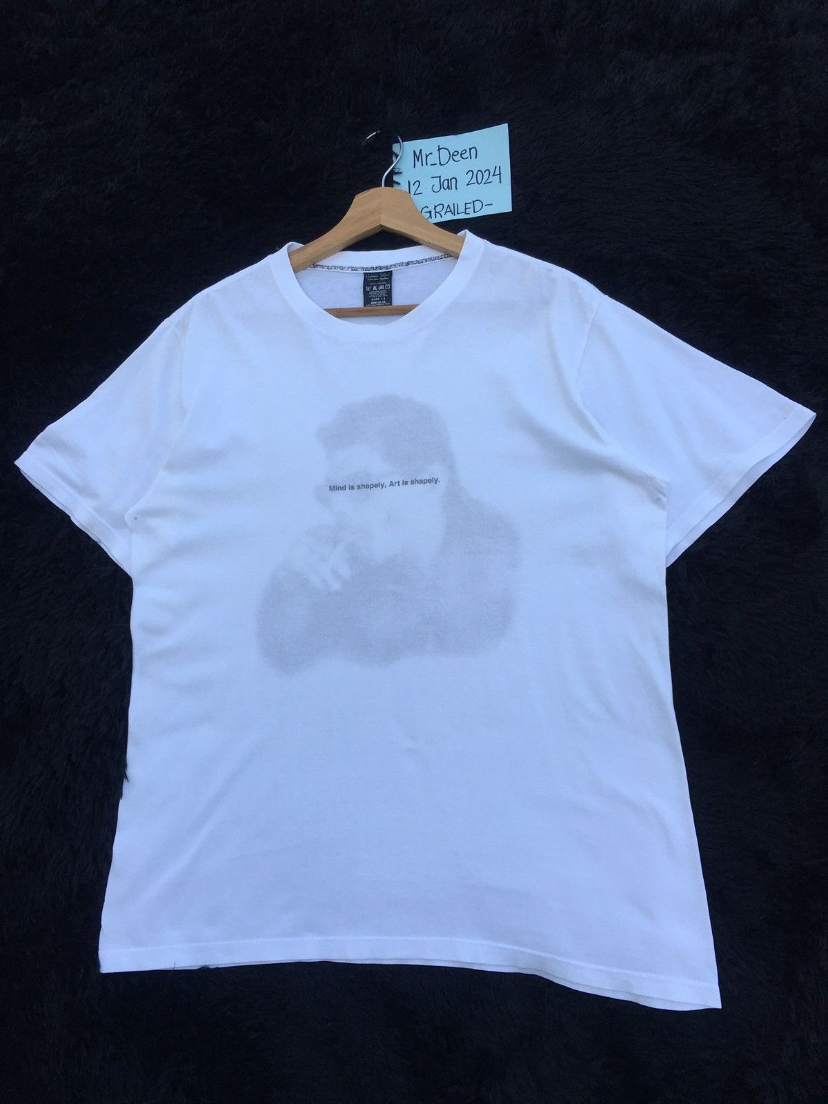 Number (N)ine Rare Number Nine Allen Ginsberg Poetics and Photo Tee Size US L / EU 52-54 / 3 - 4 Thumbnail