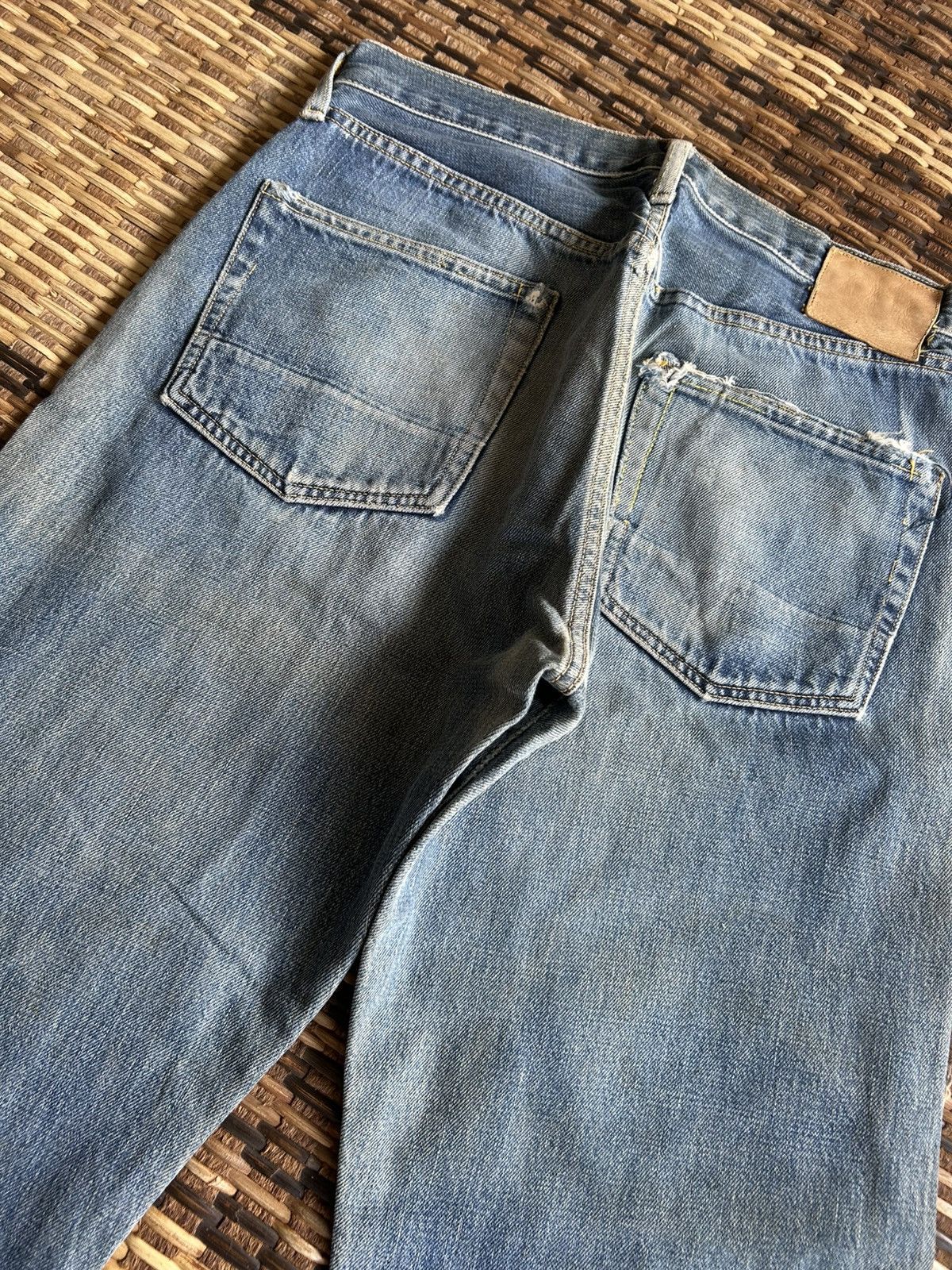 Japanese Brand × Kapital × Vintage Japanese Salvedge Vintage Distressed Denim Jeans Size US 29 - 8 Thumbnail