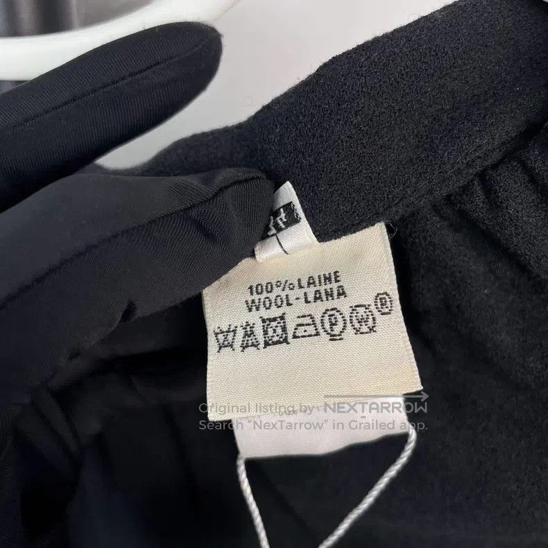 Hermes Hermes Wool Pants Black Size 42" / US 20 - 4 Thumbnail