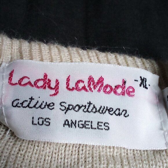 Other Vintage Lady LaMode Ruff Day Golf Dog V-Neck Sweater Size XL / US 12-14 / IT 48-50 - 3 Thumbnail