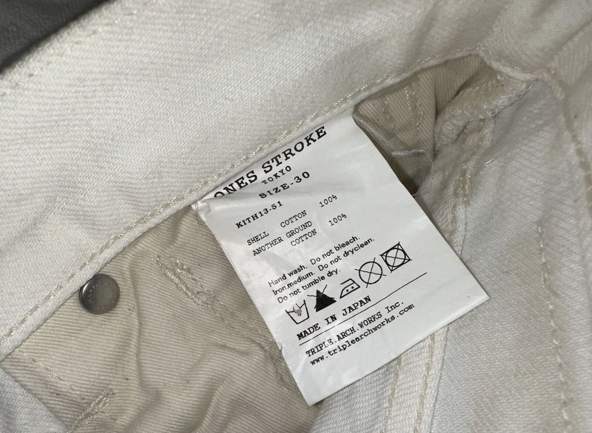 Kith KITH x Ones Stroke Tokyo Japanese Selvedge White Denim Sz 30 Size US 30 / EU 46 - 4 Thumbnail