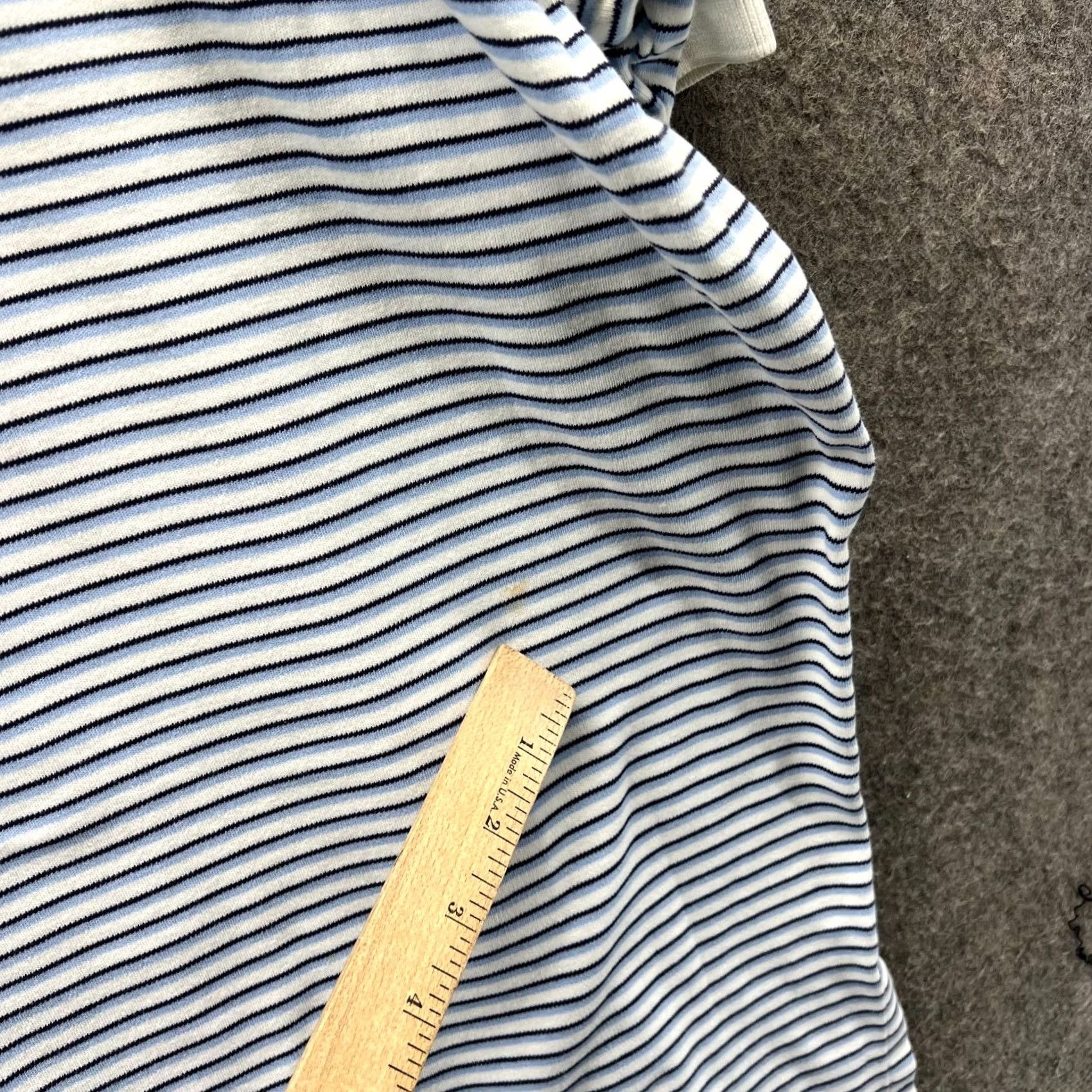 Polo Ralph Lauren VINTAGE Polo Ralph Lauren Polo Shirt Mens XL Blue Stripes Preppy Rugby Size US XL / EU 56 / 4 - 3 Thumbnail