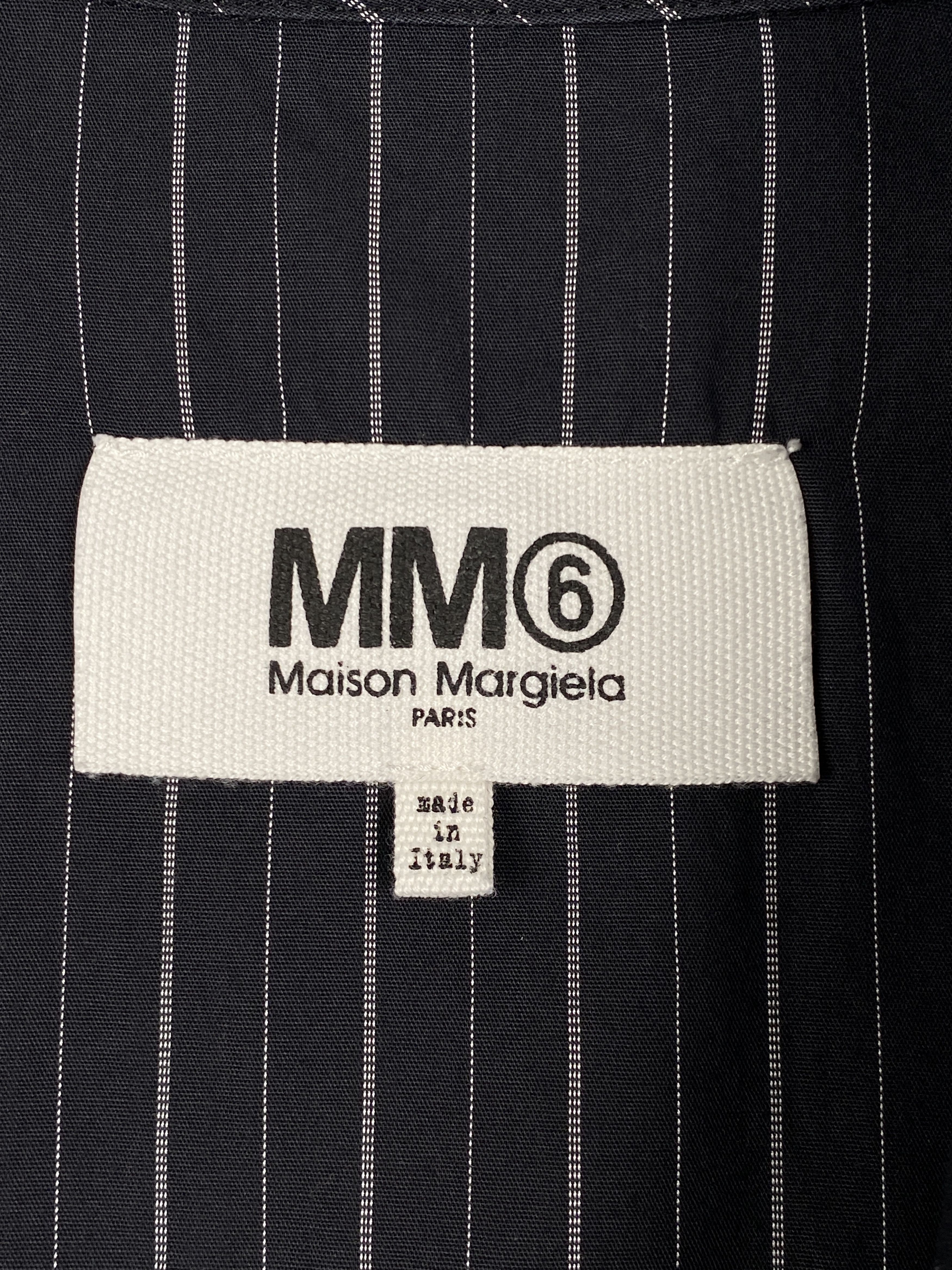 Maison Margiela MM6 Striped Wrap Shirt Size M / US 6-8 / IT 42-44 - 10 Thumbnail