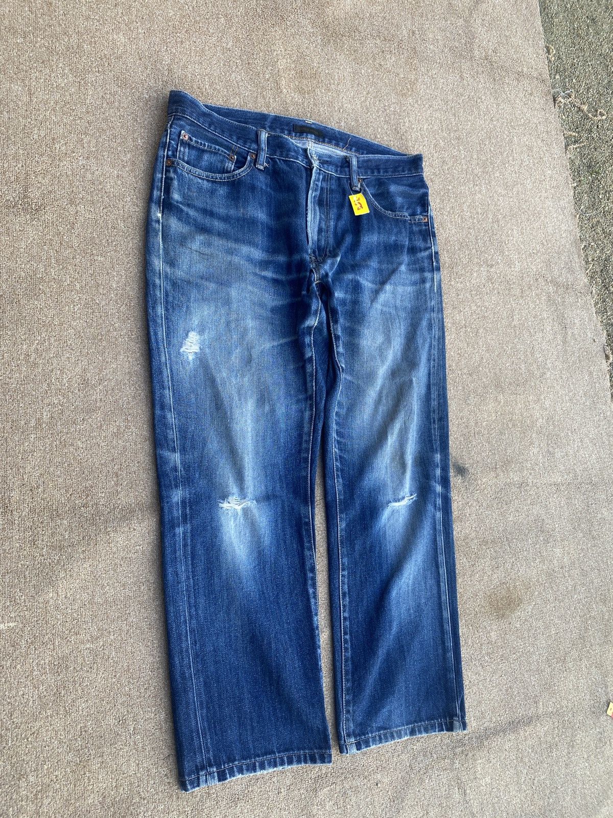 Jun Takahashi × Uniqlo Vintage uniqlo regular cut denim Size US 35 - 14 Thumbnail