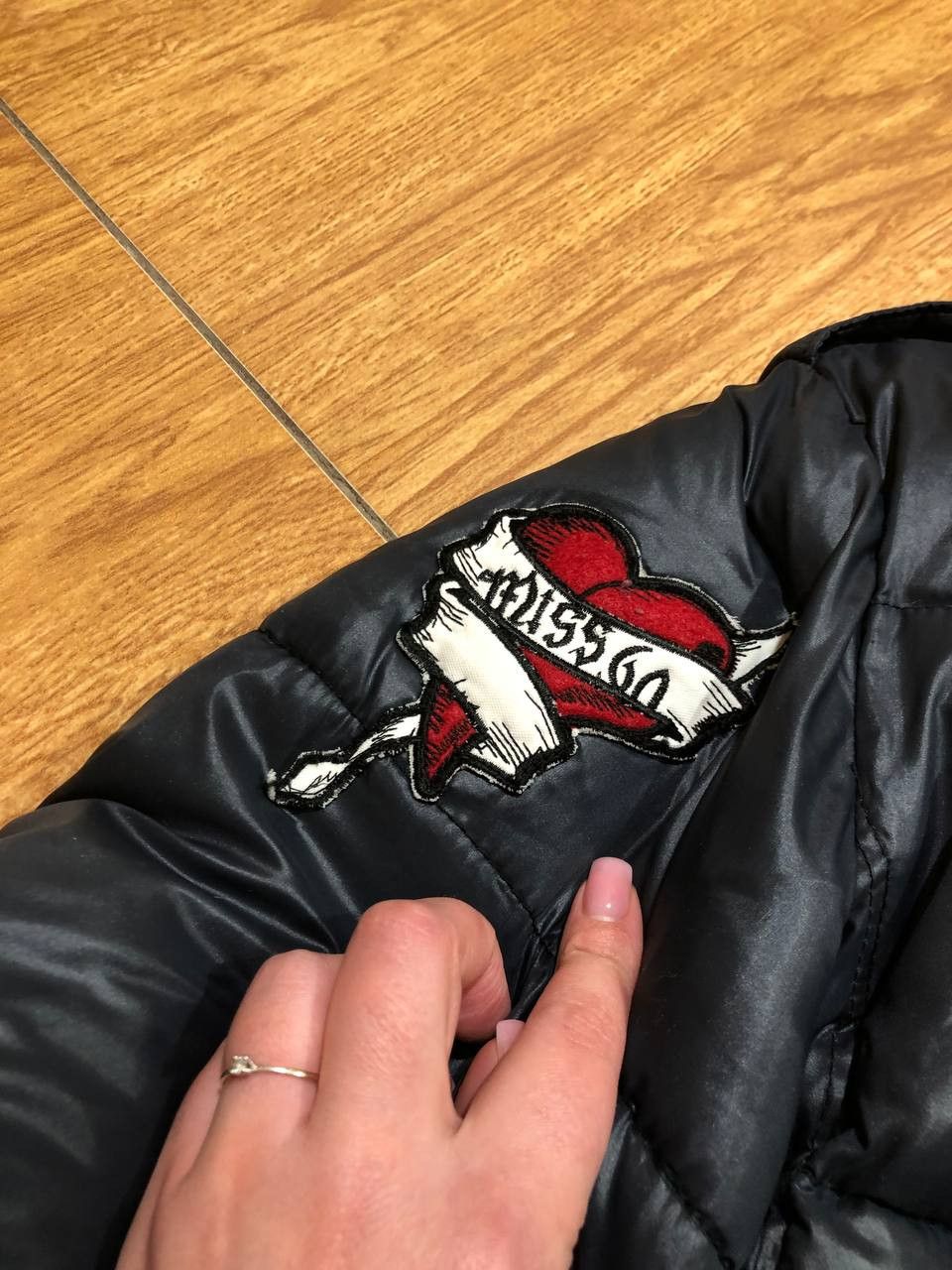 Miss Sixty Miss Sixty Quilted Moto Puffer Jacket Size M / US 6-8 / IT 42-44 - 5 Thumbnail