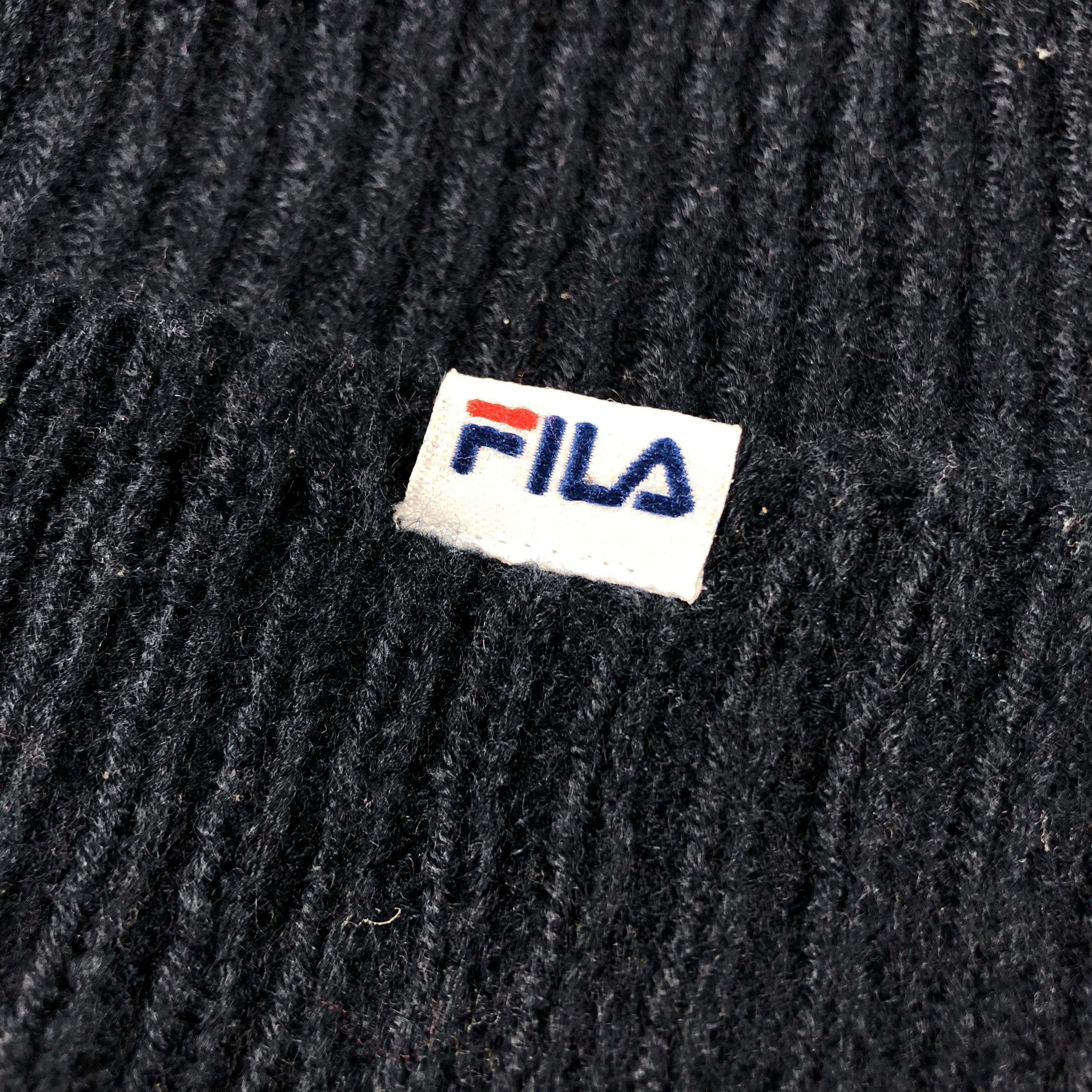 Fila × Vintage Fila Small Logo Beanie Snow Hat Snow Cap -D1112 Size ONE SIZE - 6 Thumbnail