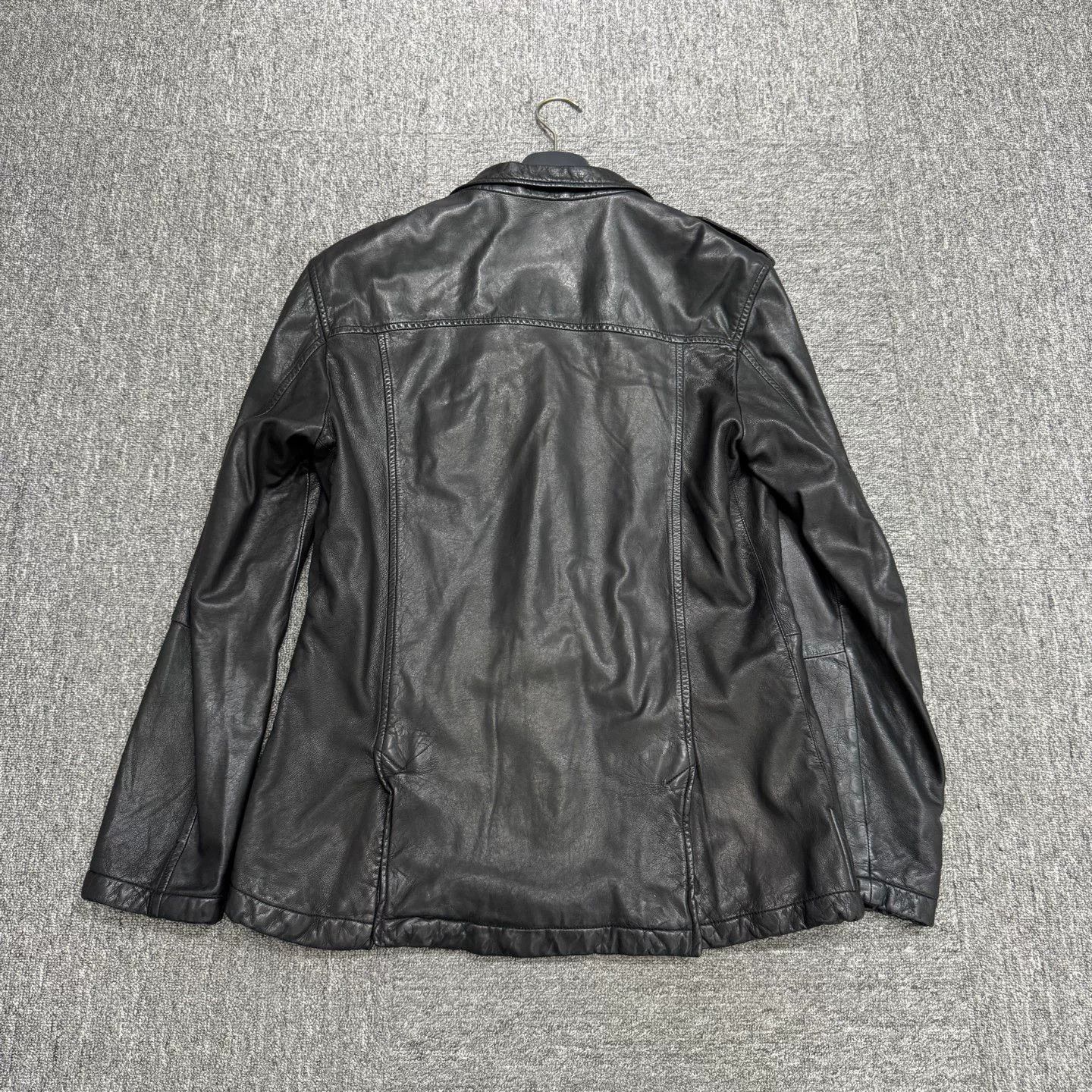 Prada black leather multi-pocket jacket. Size US M / EU 48-50 / 2 - 2 Thumbnail
