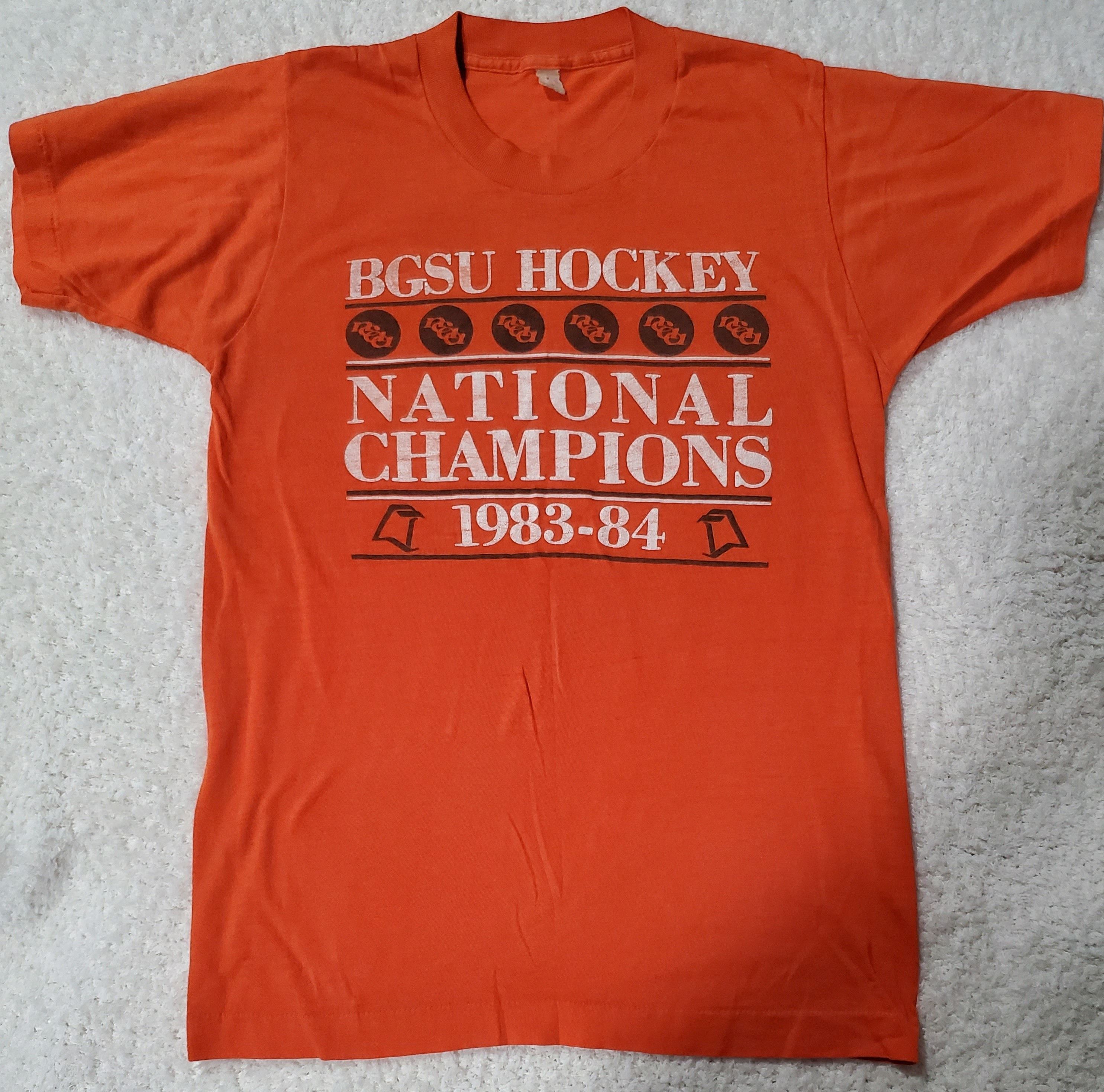 NCAA × NHL × Vintage Vintage 1983 1984 ncaa hockey bowling green champs Size US S / EU 44-46 / 1 - 1 Thumbnail