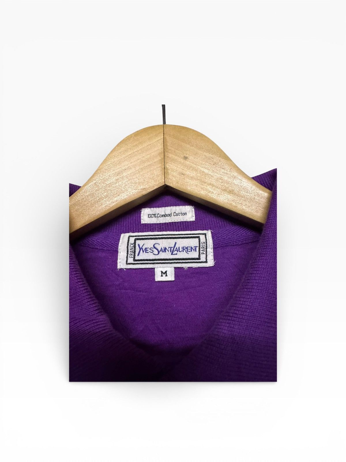Yves Saint Laurent Vtg🔥Luxury 90’s YvesSaintLaurent Embroidery Logo Polo Shirt Size US M / EU 48-50 / 2 - 7 Thumbnail