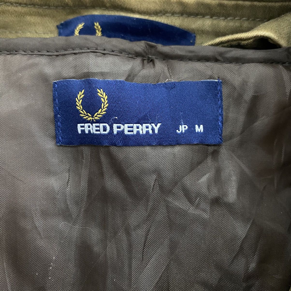 Fred Perry × Vintage Vintage FRED PERRY LONDON Jeans Hooded Green Coat Size US M / EU 48-50 / 2 - 4 Thumbnail