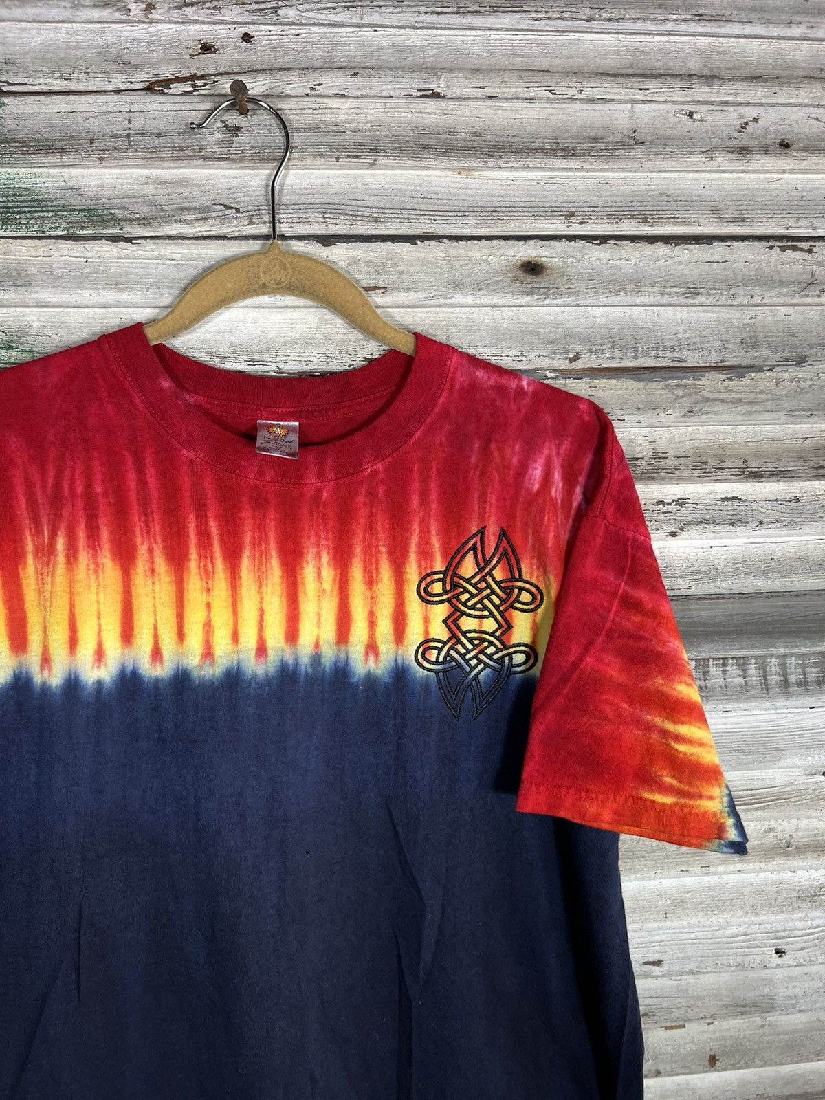 Vintage Vintage Celtic Knot Tye Dye Shirt Size US L / EU 52-54 / 3 - 3 Thumbnail