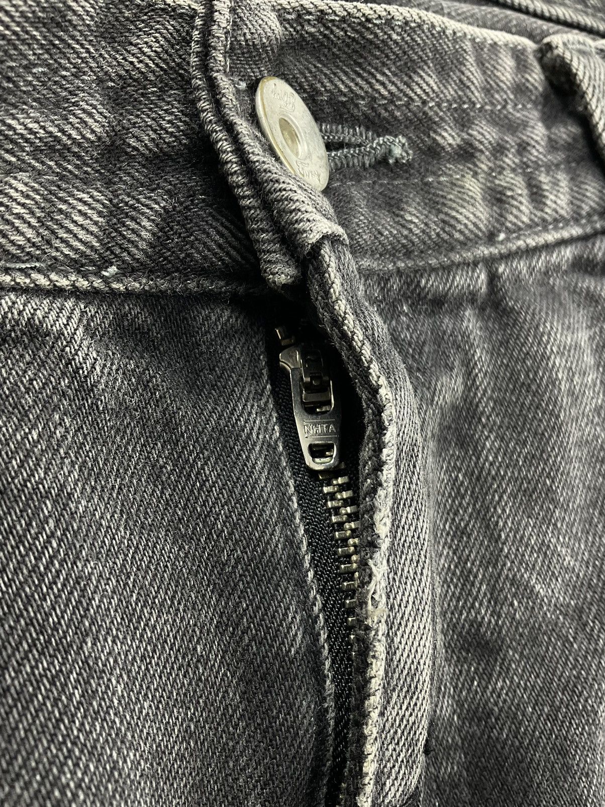 Neighborhood Neighborhood F/W'09 Black Icon Narrow Straight Denim Size US 34 / EU 50 - 10 Thumbnail
