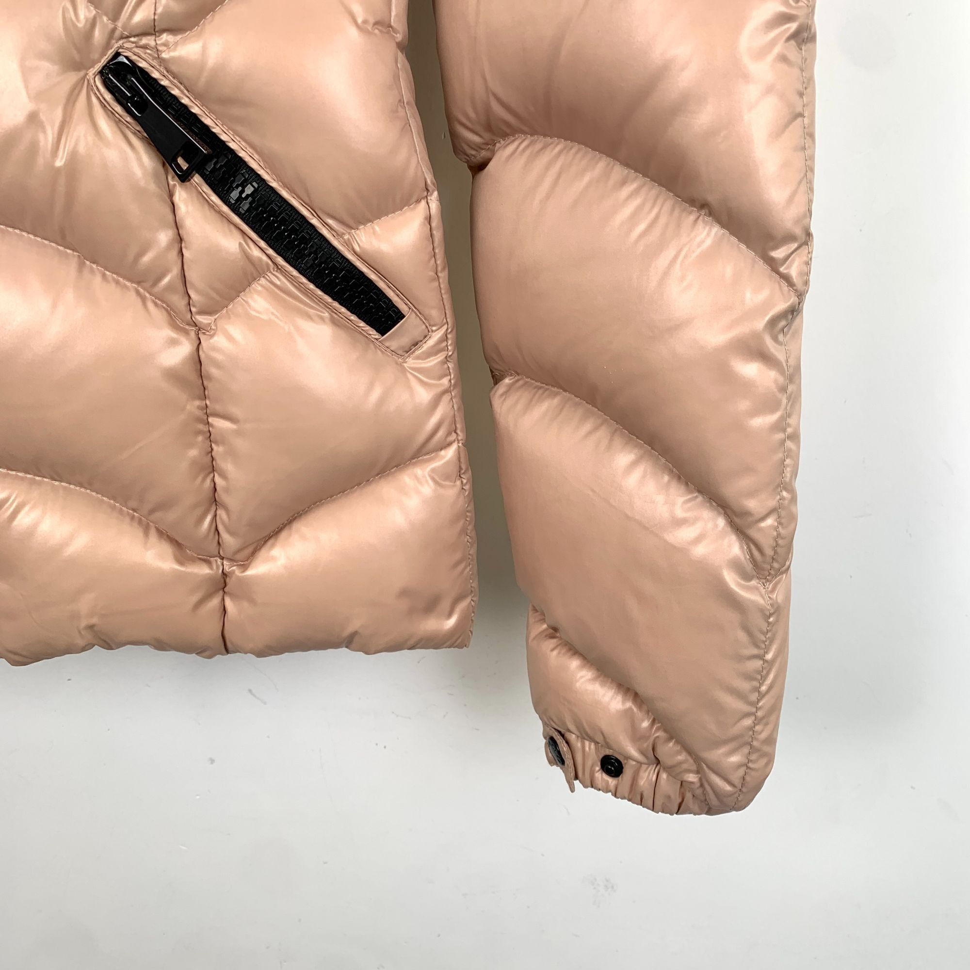 Moncler Moncler Womens Akebia Hooded Down Jacket Meat Pink XS Size Q Size XS / US 0-2 / IT 36-38 - 6 Thumbnail