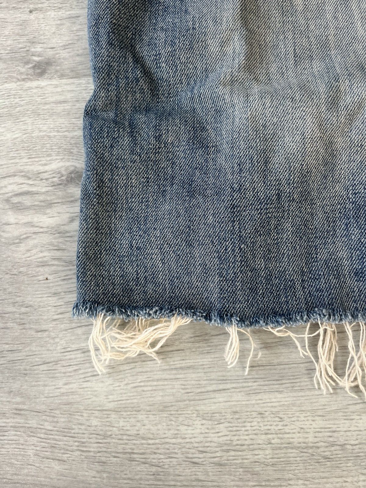 Helmut Lang 2002 Vintage Sanded Sleeveless Denim Trucker Jacket Archive Size M / US 6-8 / IT 42-44 - 3 Thumbnail
