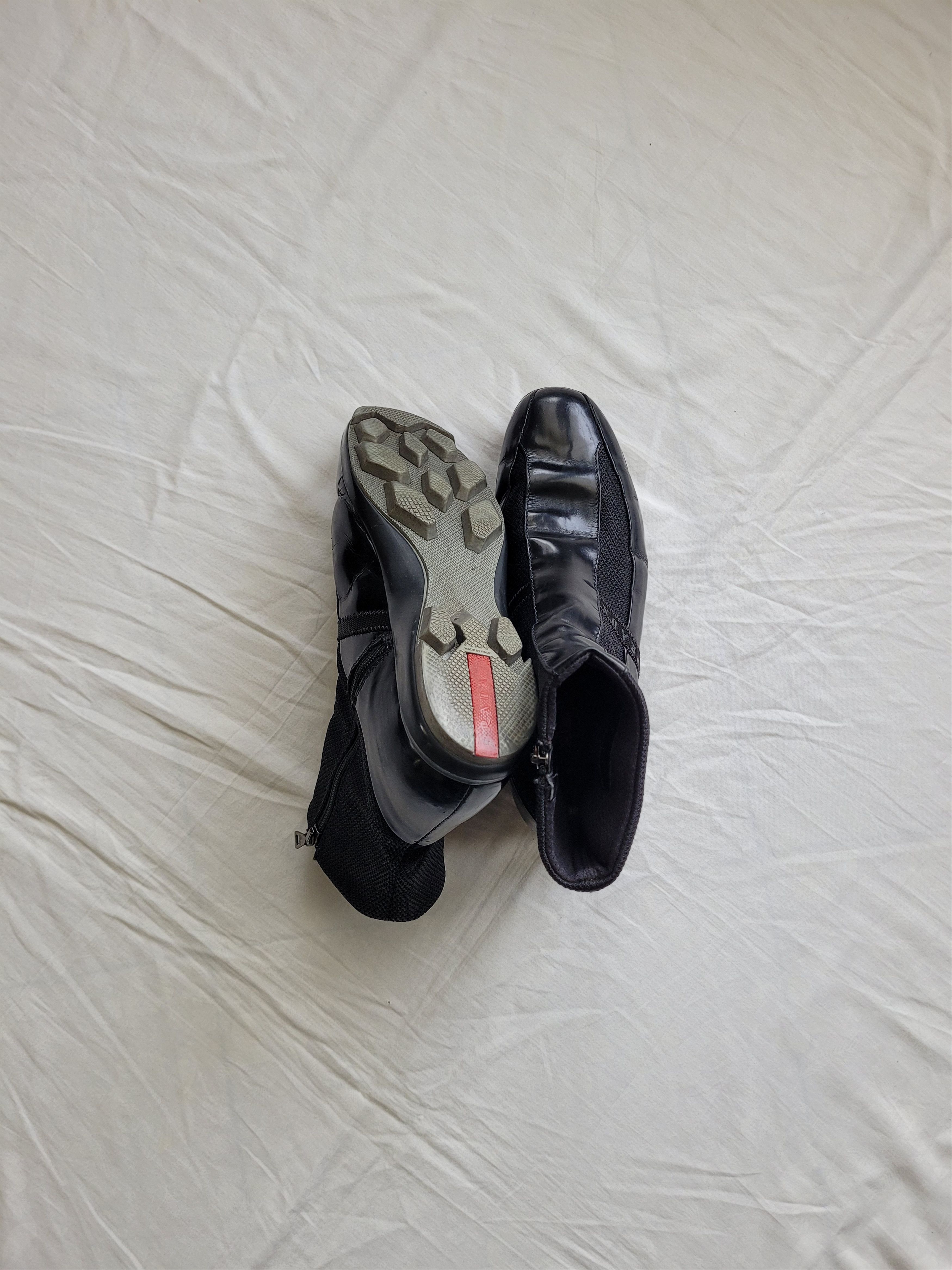 Prada Prada Sport early2000s avantgarde biker boots Size US 7 / IT 37 - 2 Thumbnail