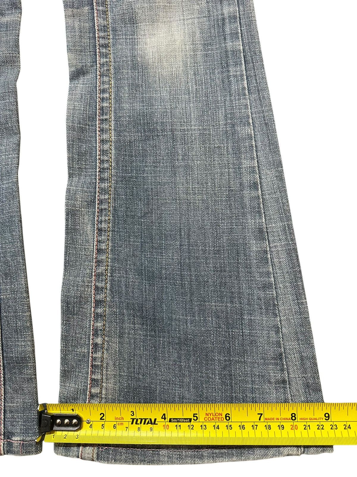 Edwin Vintage Japan Edwin Blue Faded Wash Style Flared Jeans Size US 30 / EU 46 - 16 Thumbnail