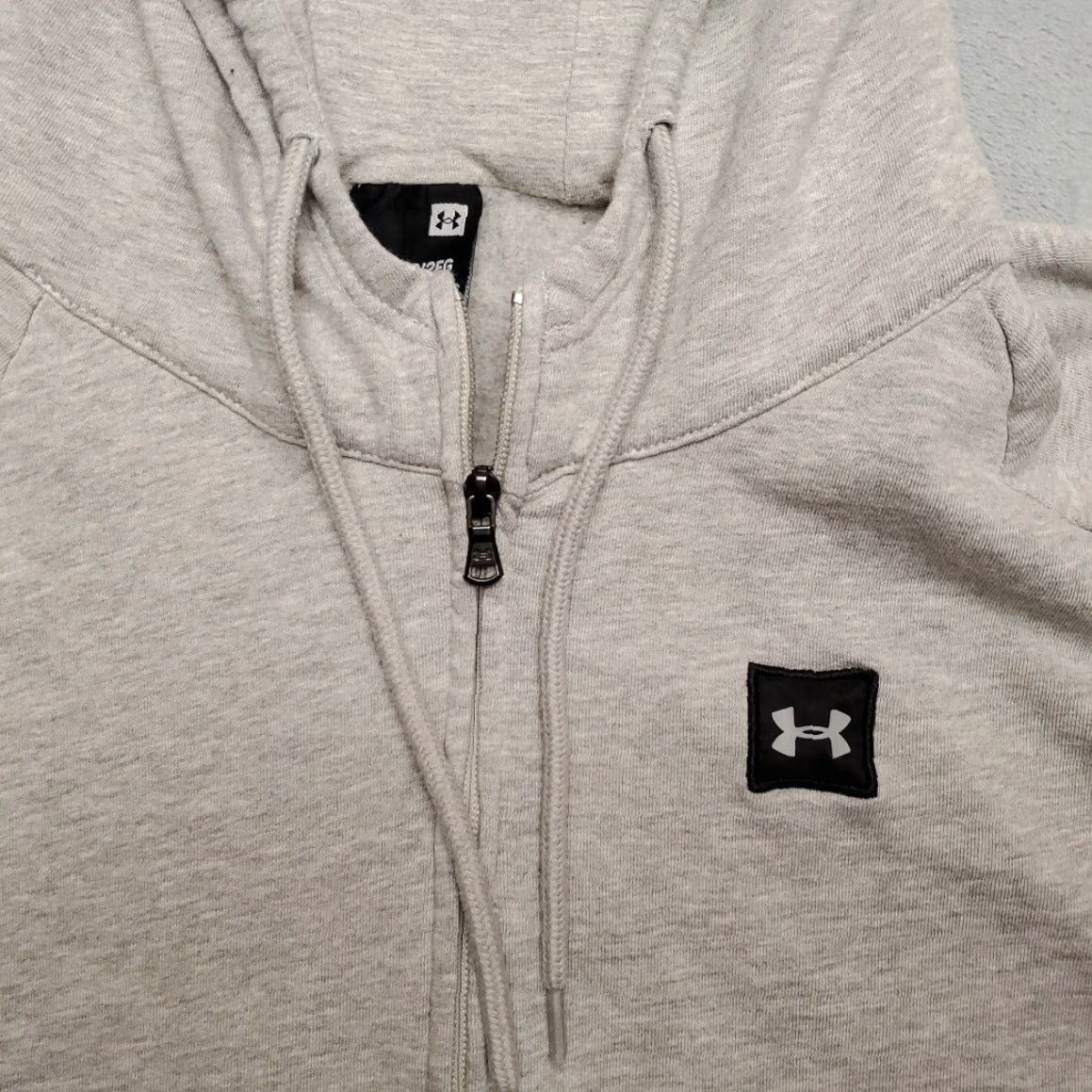 Under Armour Under Armour Hoodie Mens 2XL Blue Hooded 100% Polyester Pullover Sweatshirt Logo Size US XXL / EU 58 / 5 - 2 Thumbnail