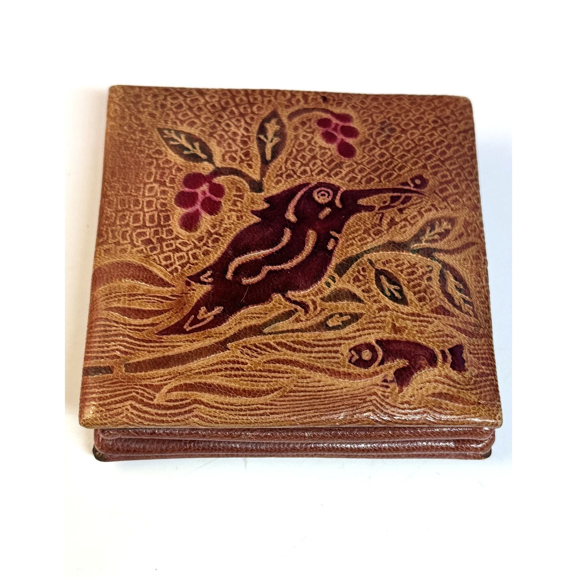 Vintage Vintage Leather bird wallet coin purse Size ONE SIZE - 1 Thumbnail