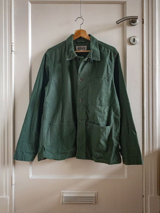 Engineered Garments Workaday Green work / utility jacket | Grailed