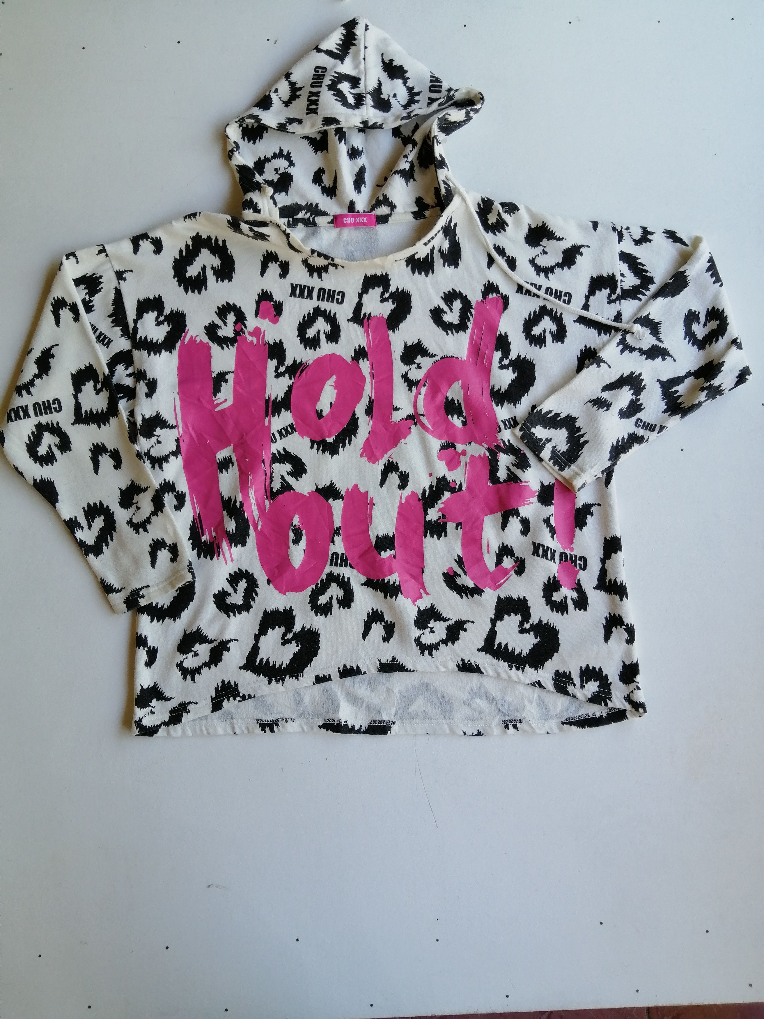 Designer × Vintage Vintage Chu xxx Hoodie Sweatshirt Size US L / EU 52-54 / 3 - 5 Thumbnail