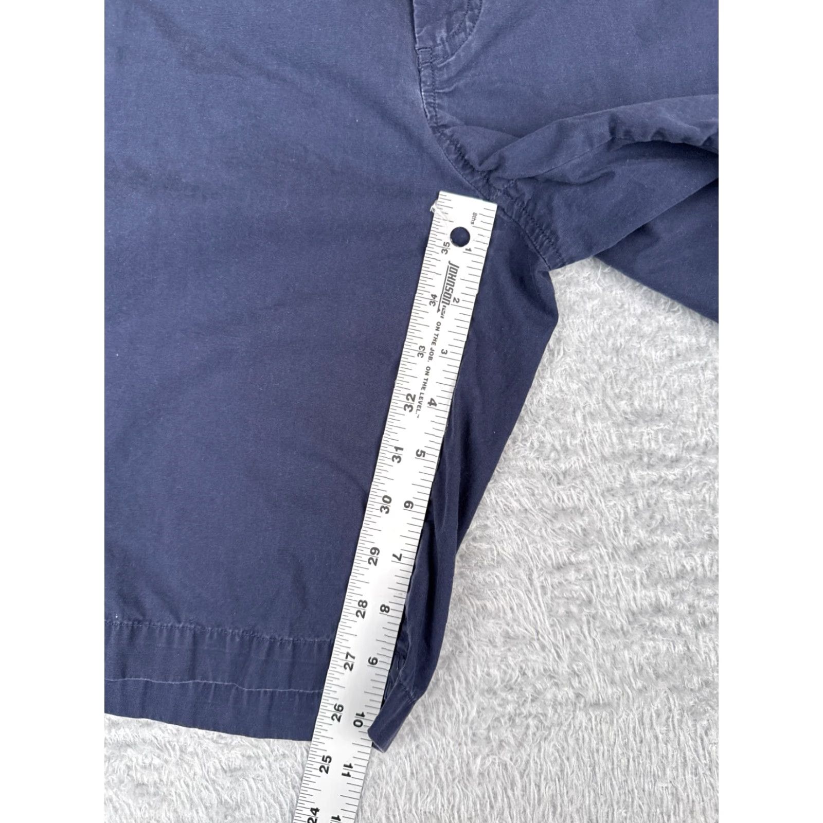 Ralph Lauren VINTAGE Lauren Ralph Lauren Shorts Women 12 Blue Chino Cotton-Blend 32x12 Regular Inseam 12 in Size 28" / US 6 / IT 42 - 7 Thumbnail
