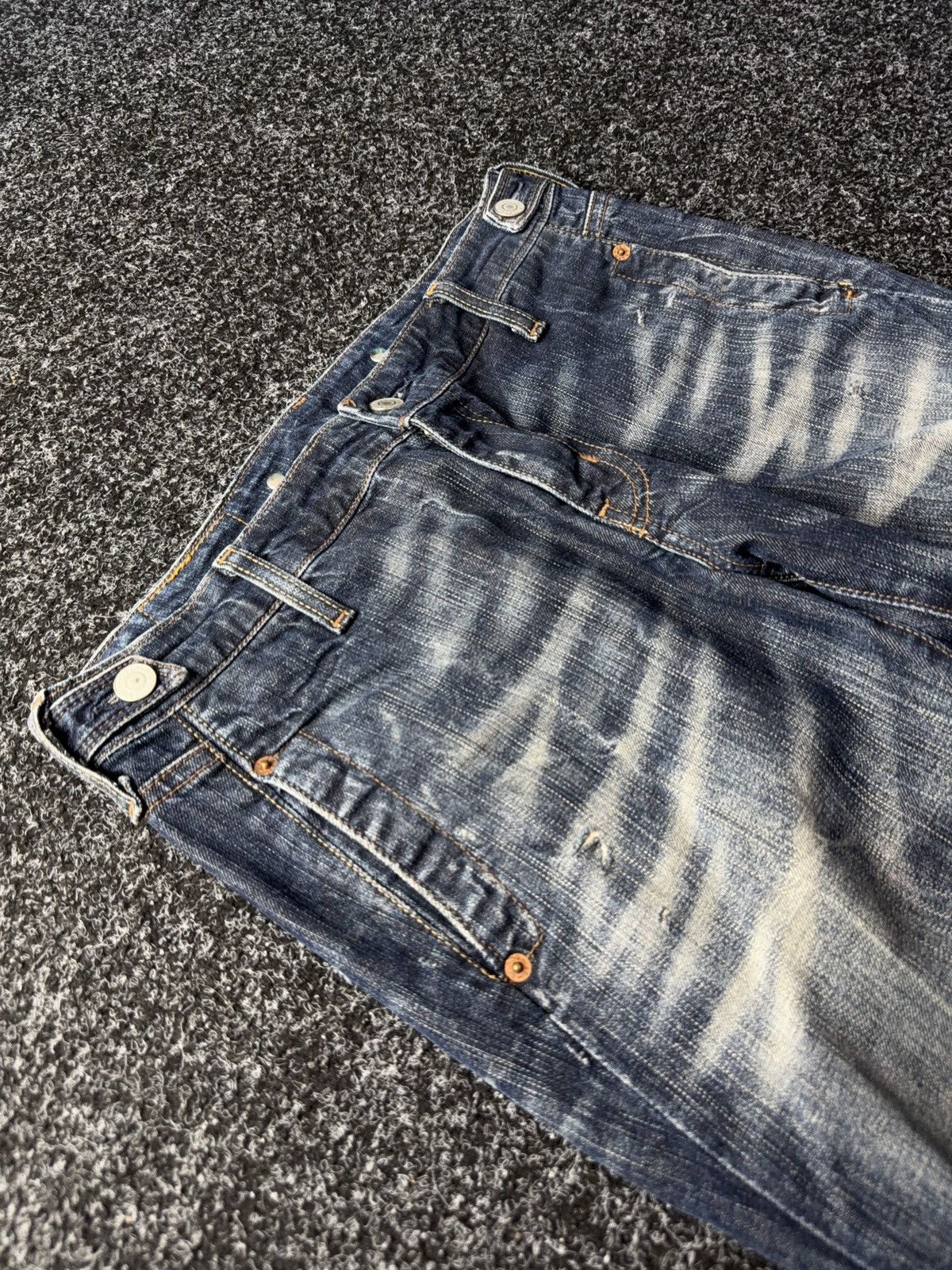 Levi's Vintage 00s Avant Grade Levi’s Retro Western Y2K denim pants Size 29" - 4 Thumbnail