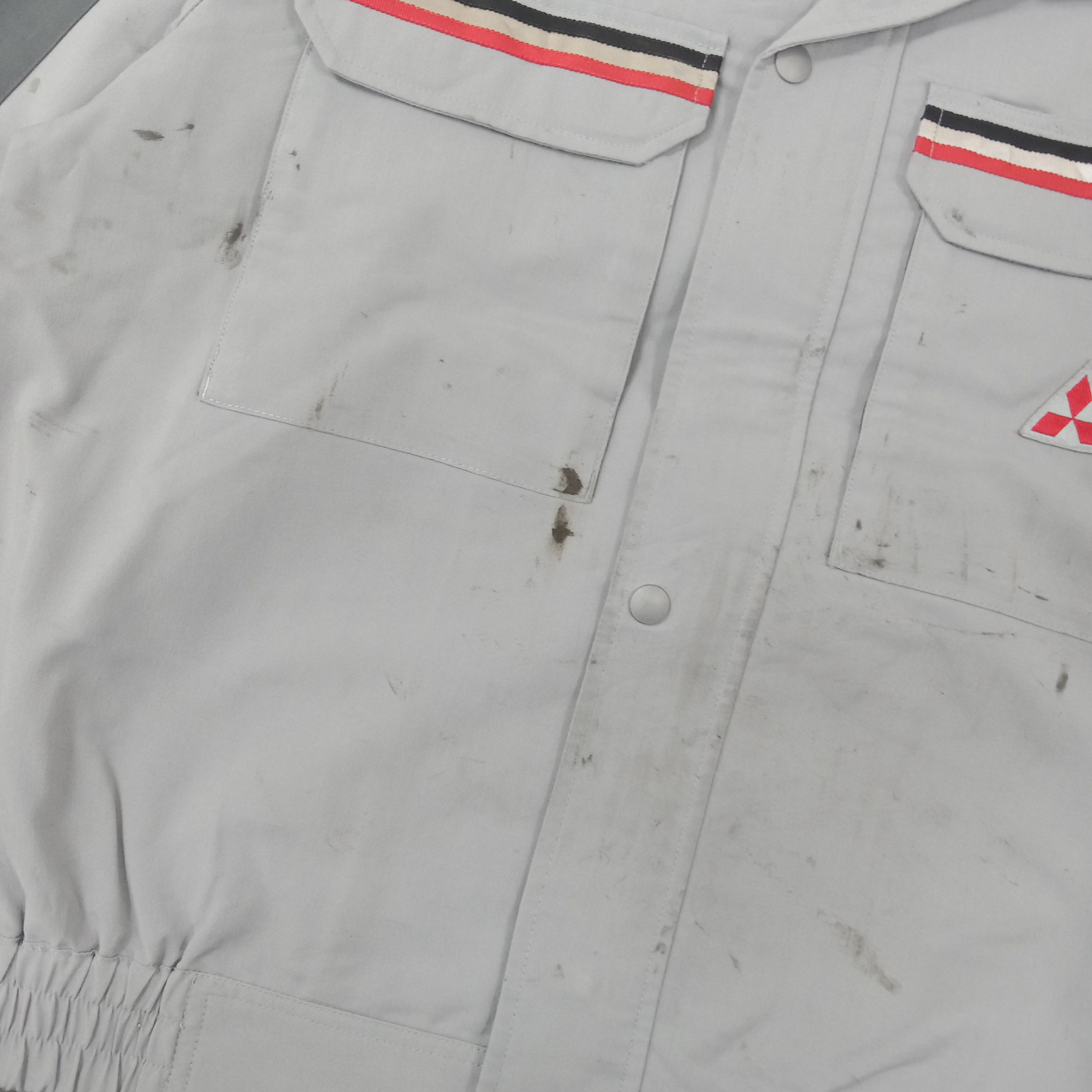 Japanese Brand × Vintage Mitsubishi Japanese Racing Team Worker Jacket Size US L / EU 52-54 / 3 - 7 Thumbnail