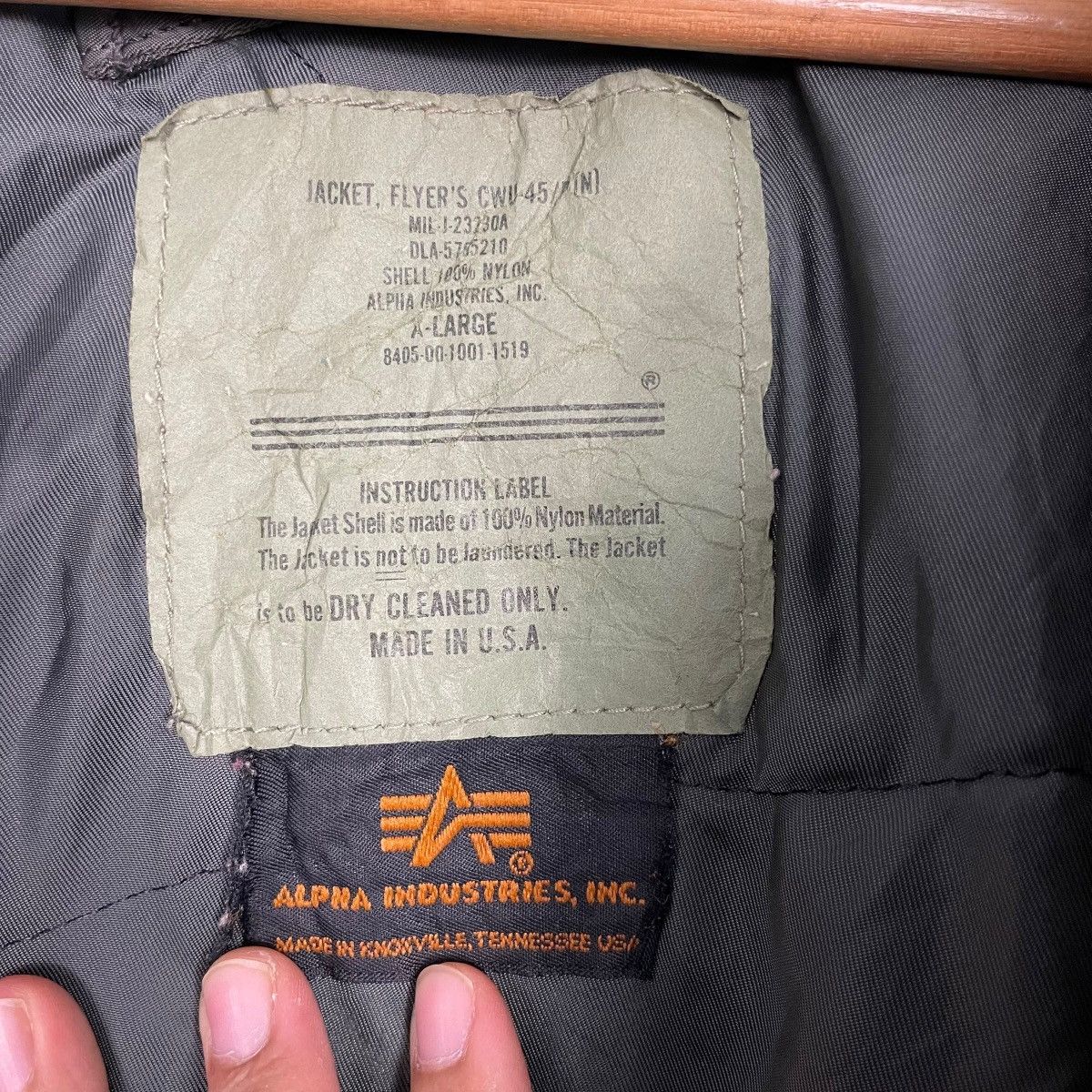 Alpha Industries Vintage Alpha Industries USAF CWU-45 Bomber Jacket Size US XL / EU 56 / 4 - 15 Thumbnail