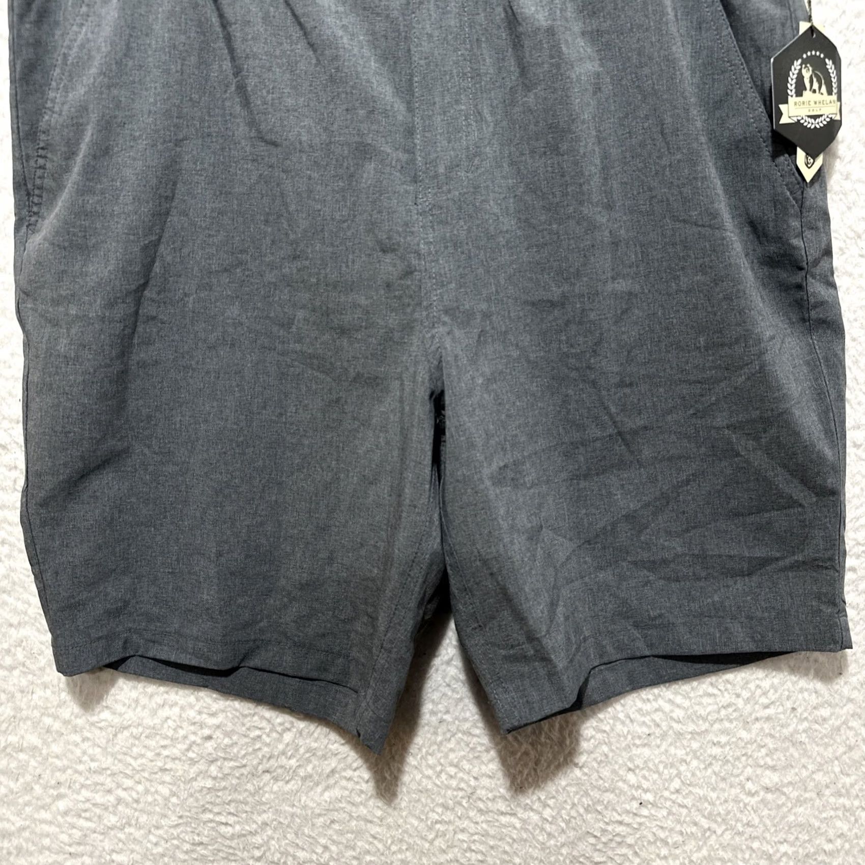 Vintage Rorie Whelan Golf Shorts Men 36 Gray Comfort Stretch NWT Chino Lightweight Quick Dry Breathable Casual Travel Size US 36 / EU 52 - 5 Thumbnail