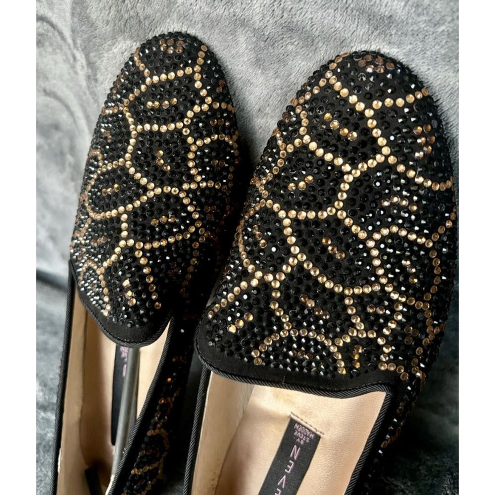 Designer Steven by Steve Madden Beaded Loafers Size US 7 / IT 37 - 2 Thumbnail