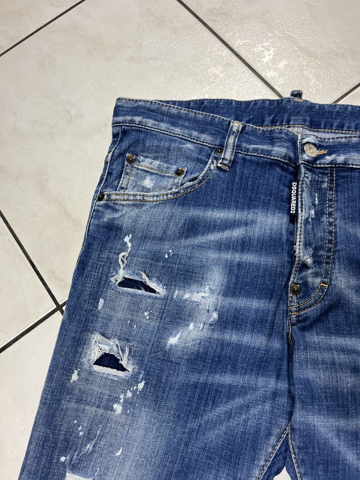 Designer × Dsquared2 Dsquared2 distressed denim skater jeans pants washed ripped Size US 34 / EU 50 - 7 Thumbnail