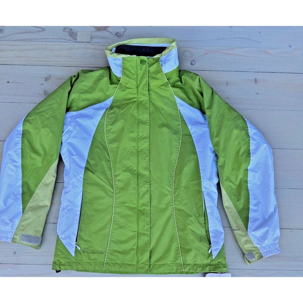 Columbia Vintage Columbia Women's 3 in 1 Winter Jacket Coat Lime & L Size L / US 10 / IT 46 - 1 Thumbnail