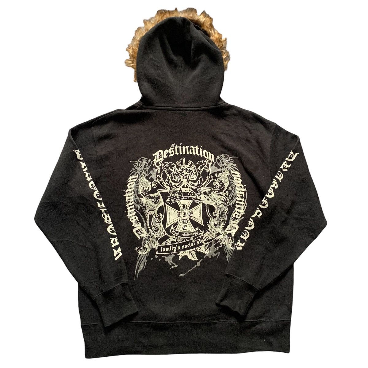 If Six Was Nine × Japanese Brand × Le Grande Bleu (L.G.B.) Beaumere fur hoodie Size US L / EU 52-54 / 3 - 8 Thumbnail